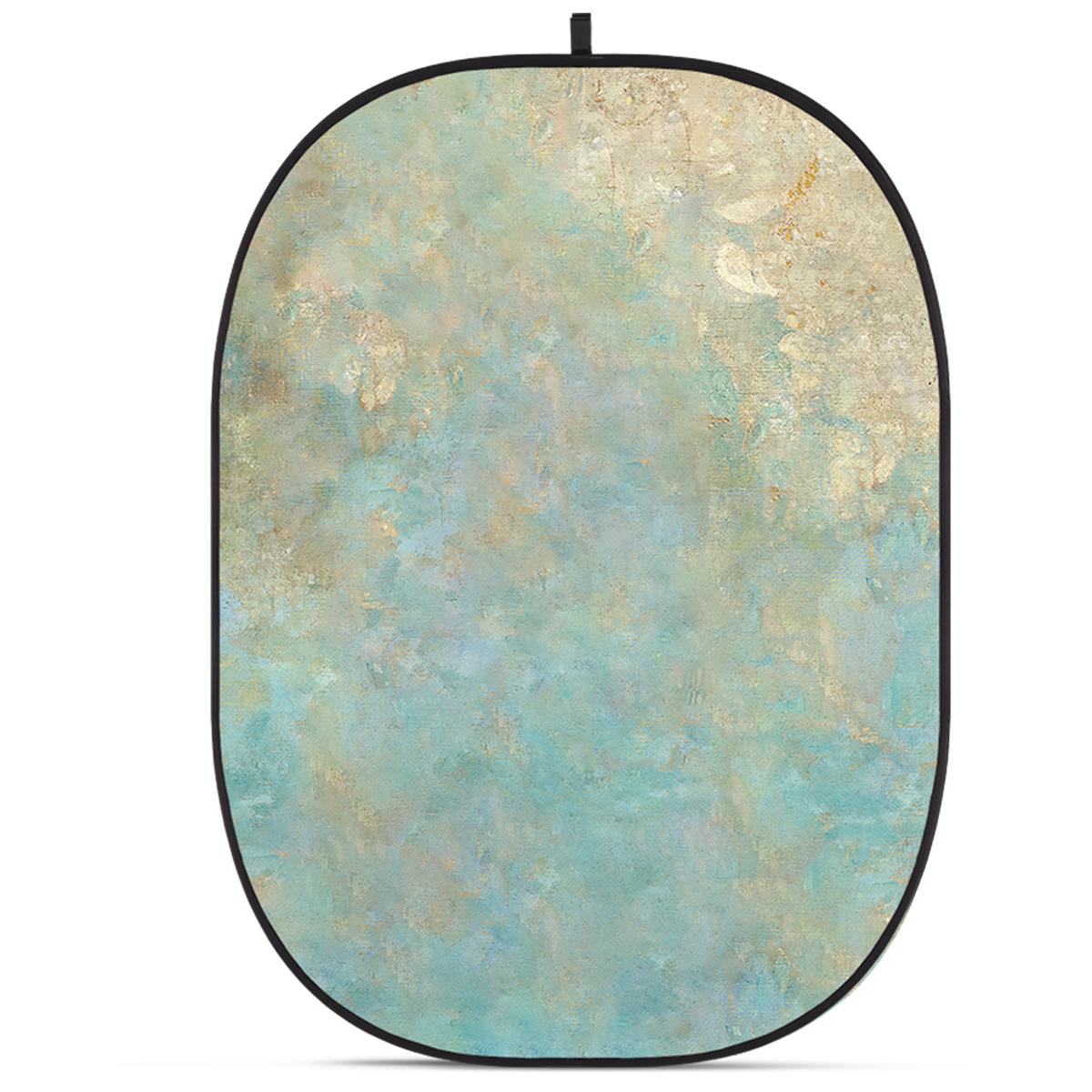 

Glow CBA-PF0005 5x6.5' Fabric Collapsible Backdrop, Floral Painting
