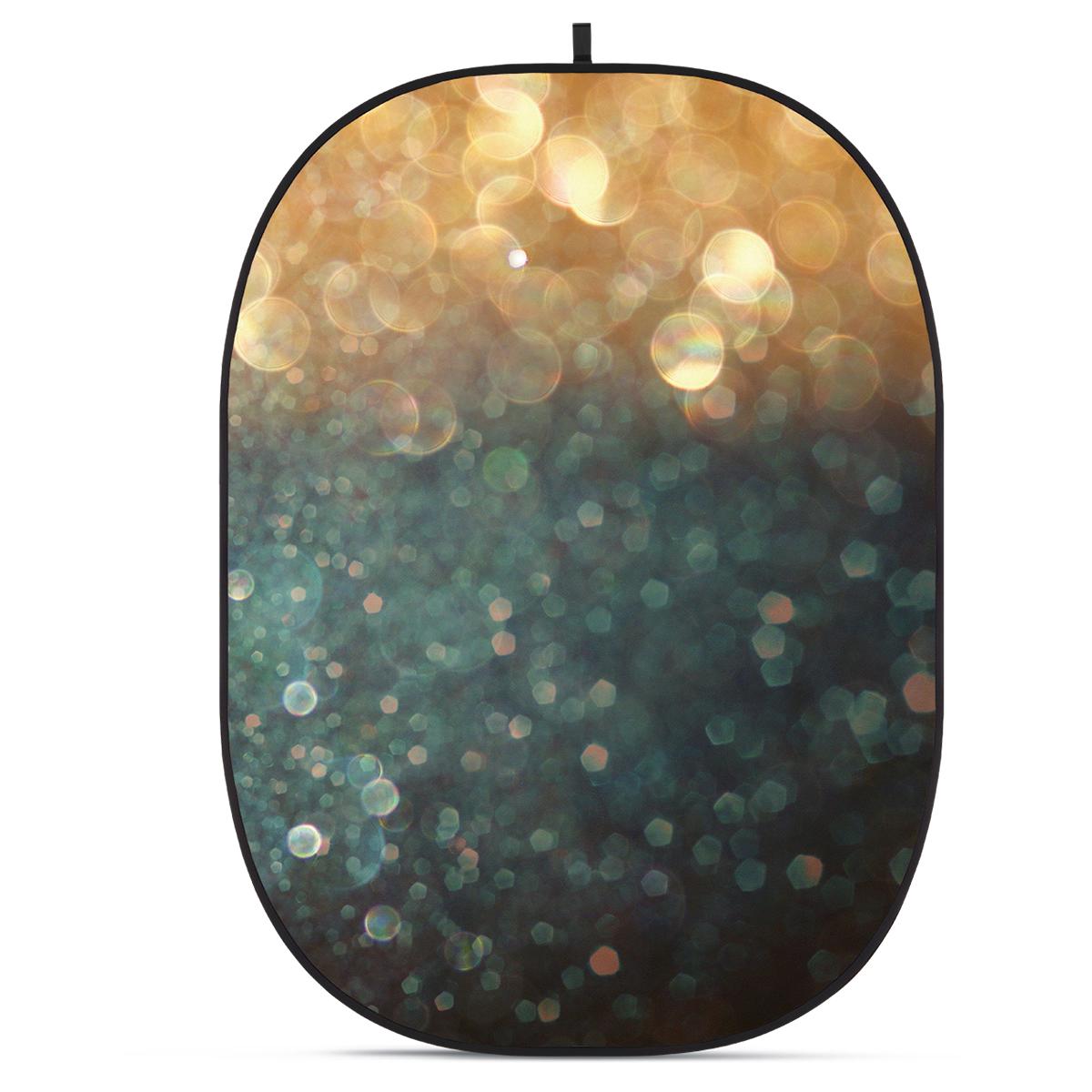 

Glow CBA-TB0011 5x6.5' Fabric Collapsible Backdrop, Bokeh Textured