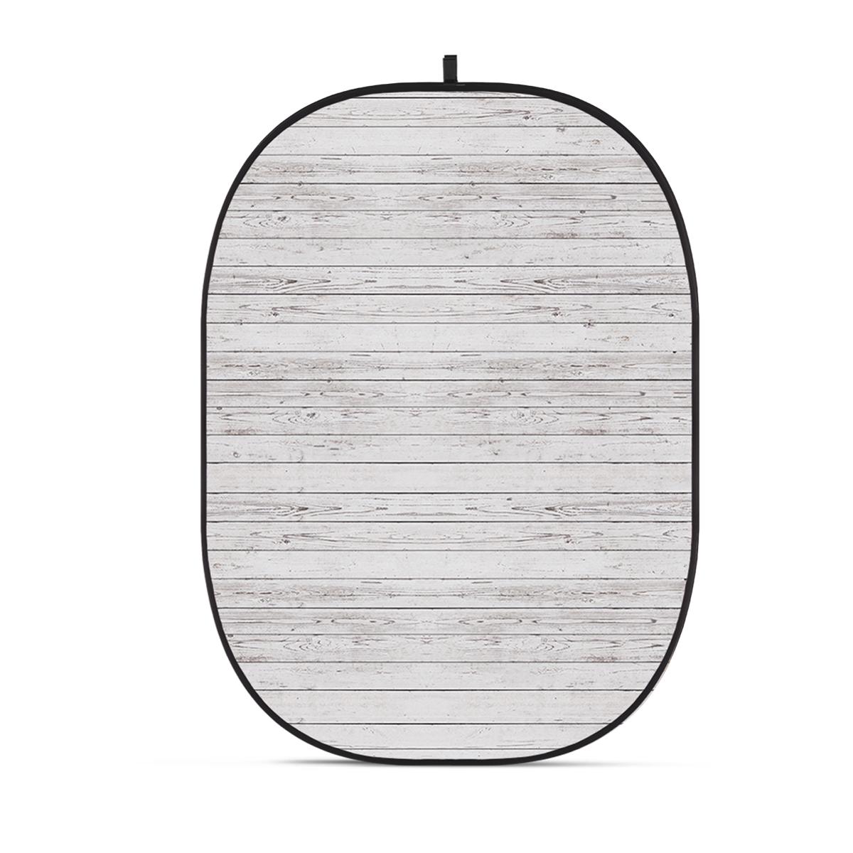 

Glow CBA-WW0007 5x6.5' Fabric Collapsible Backdrop, Wooden Wall
