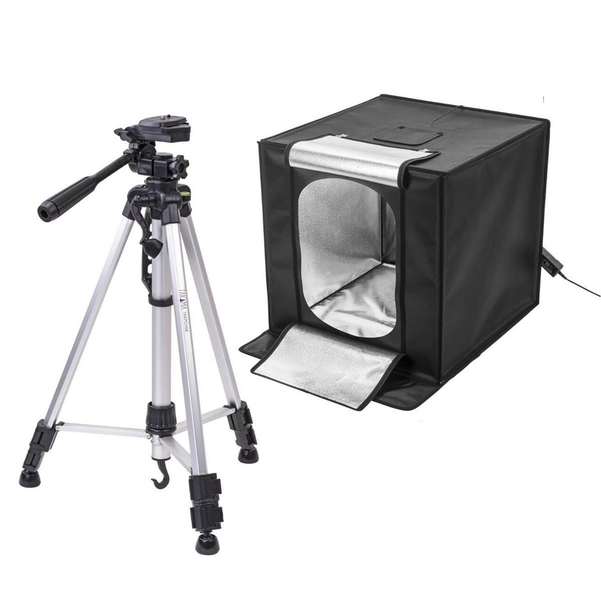 

Glow LED Studio-Cube Portable Shooting Tent with Dimmer (17") With Tripod