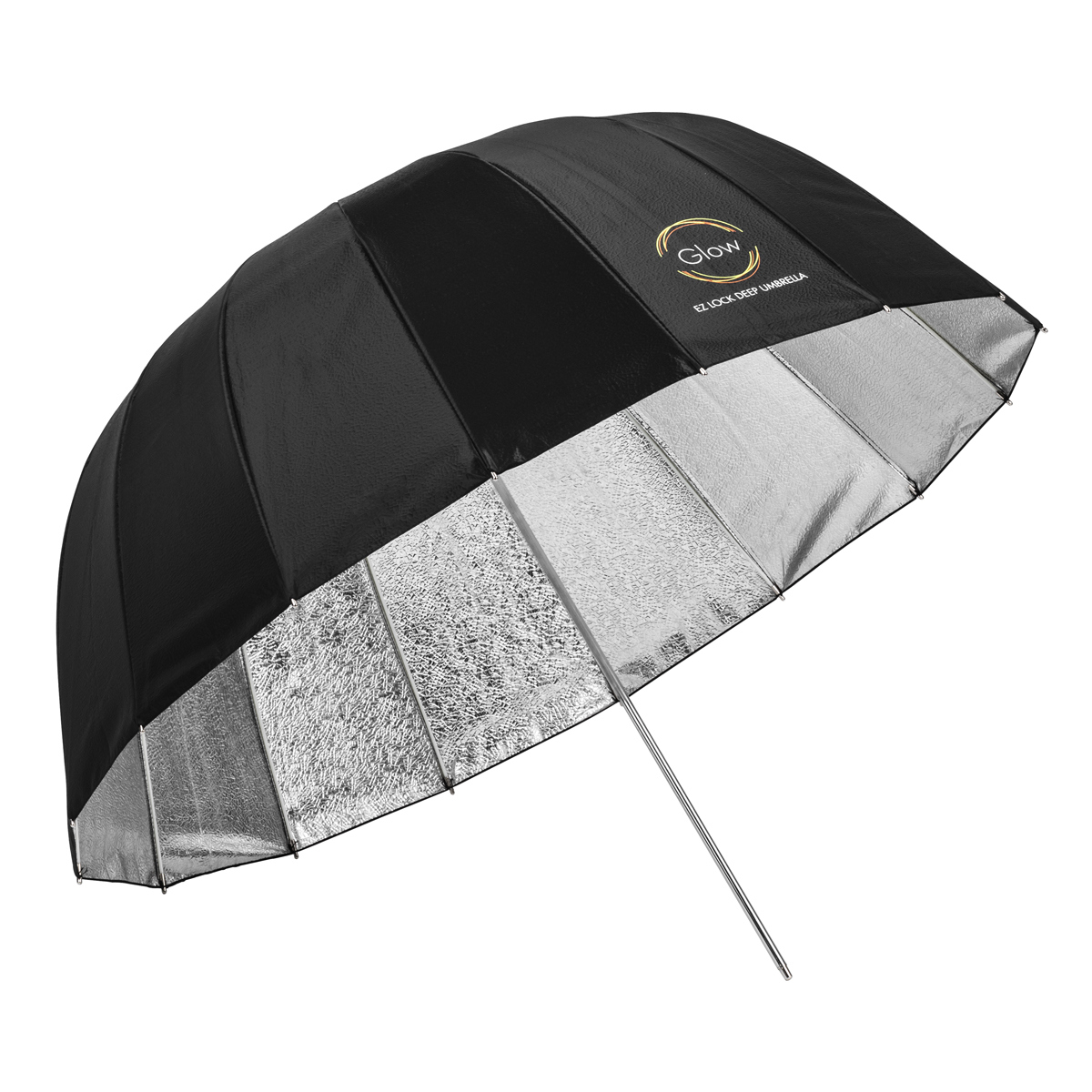 

Glow Easy Lock Medium Deep Beaded Silver Fiberglass Umbrella (33")