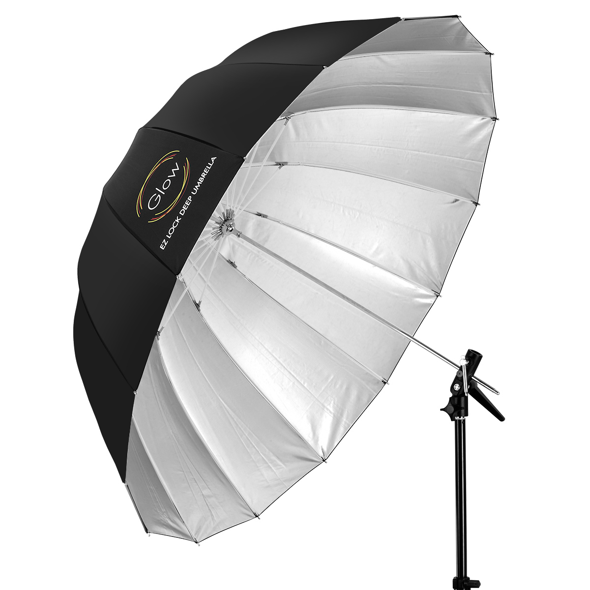 

Glow Easy Lock Medium Deep Silver Fiberglass Umbrella (41")