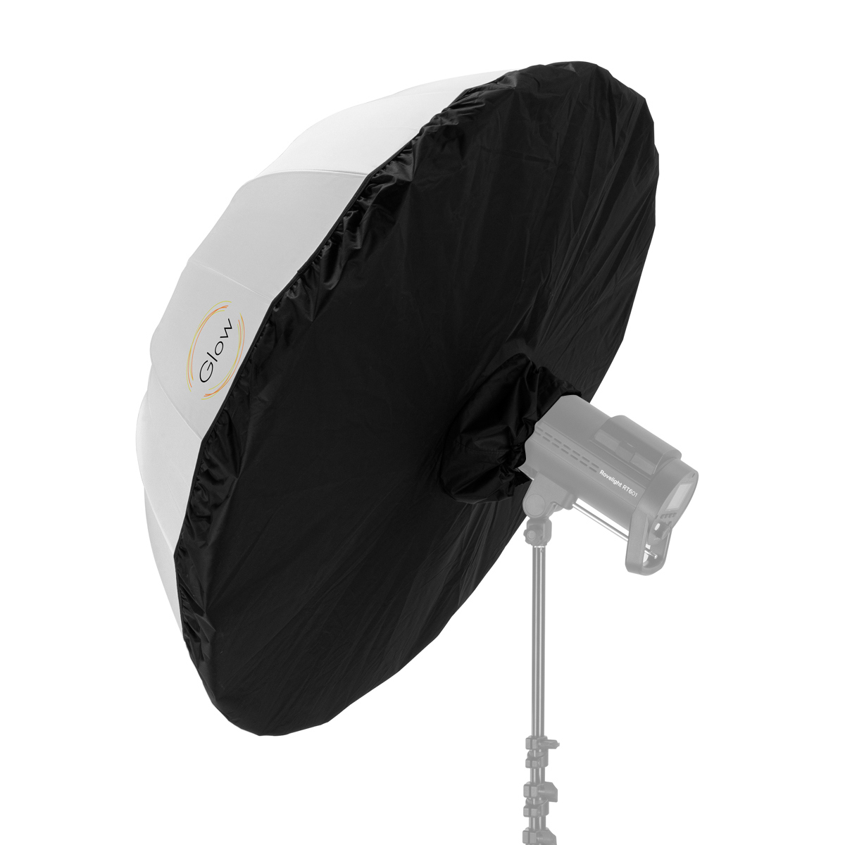 

Glow EZ Lock 65" Translucent Deep Umbrella with Black Shield Kit, XL