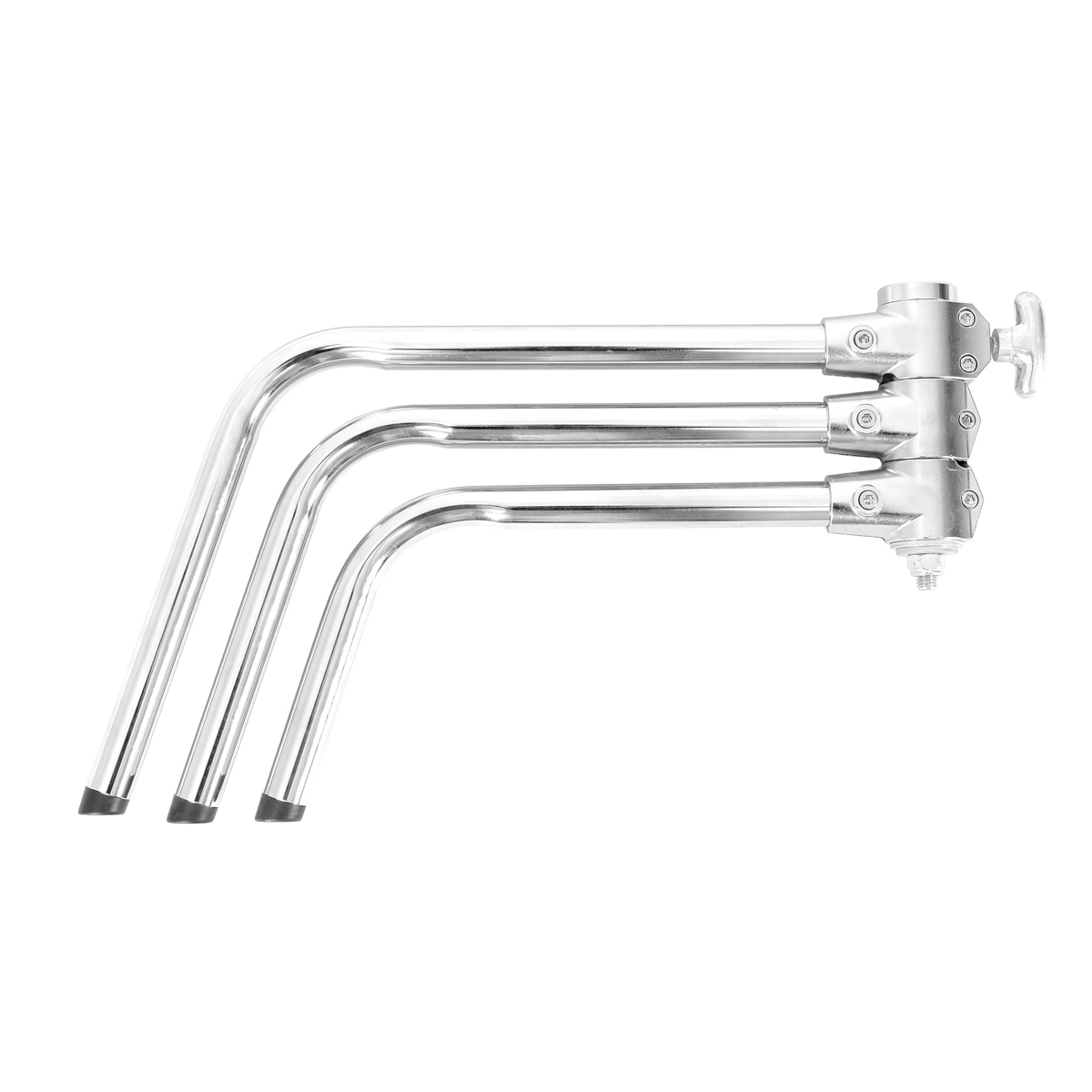 Godox C-Stand with Arm, Grip Head Removable Turtle Base (8.8', Silver) #270CS