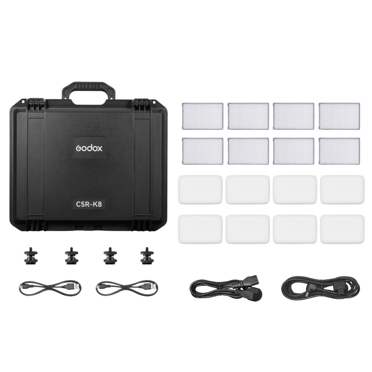 

Godox C5R KNOWLED RGB Creative LED Light (Production 8-Light Kit)