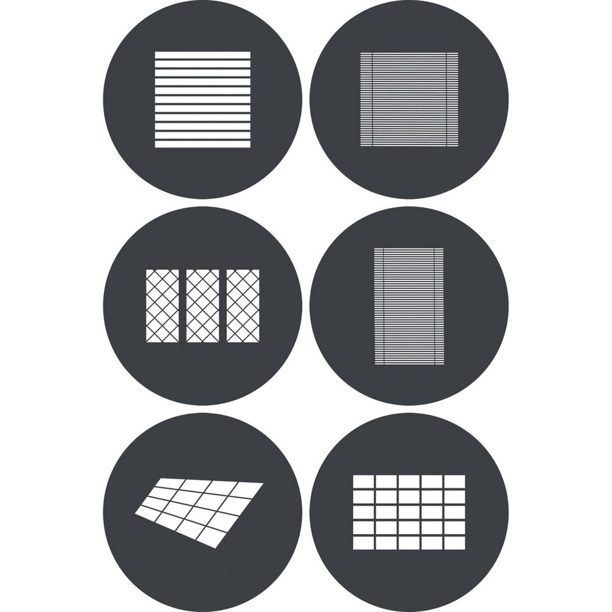 

Godox GP-GS4 Gobo Set for MG1200Bi Spotlight Mount (6-Pack)