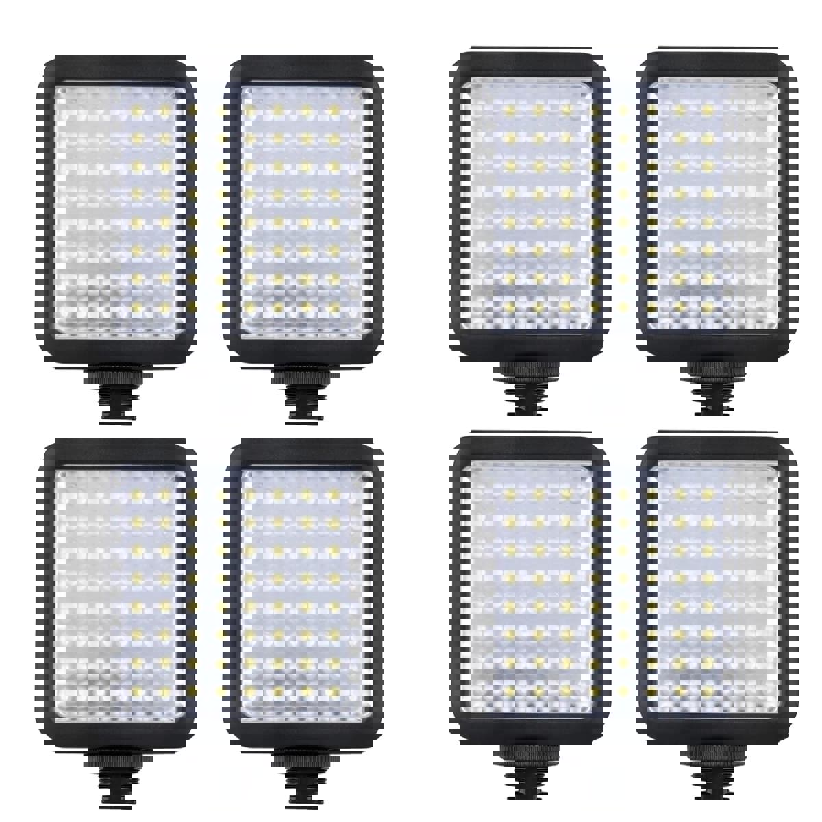 Godox 4 Pack LED64 С регулируемой яркостью для непрерывного видеосъемки на светодиодной панели камеры #LED64 X4