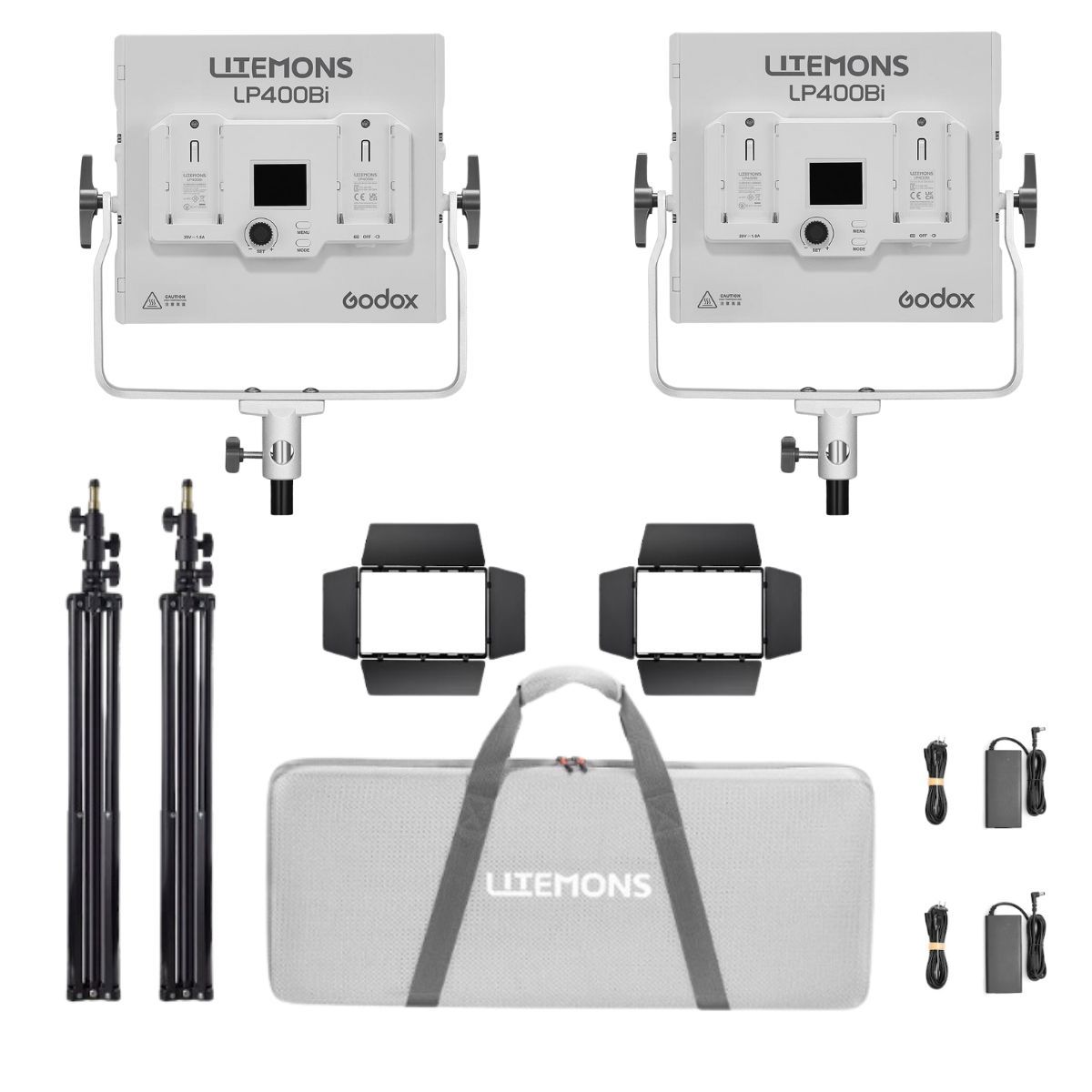 

Godox Litemons LP400Bi 36W Bi-Color LED 2-Light Panel Kit
