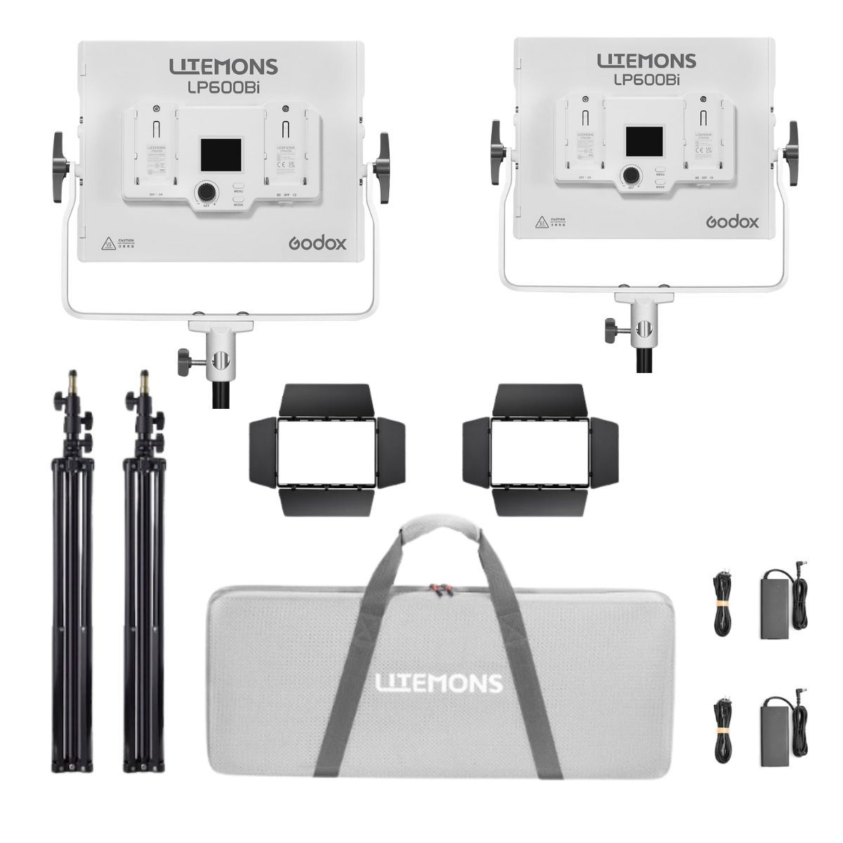 

Godox Litemons LP600Bi 60W Bi-Color LED 2-Light Panel Kit
