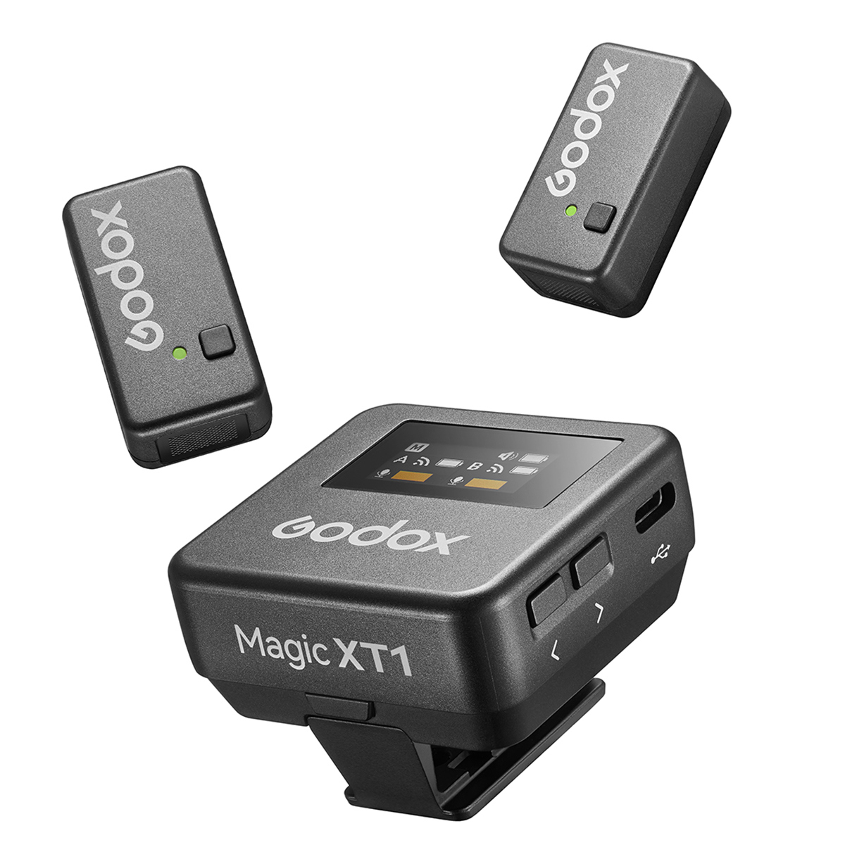 

Godox Magic XT1 2.4GHz Wireless Microphone System with Type-C Adapter