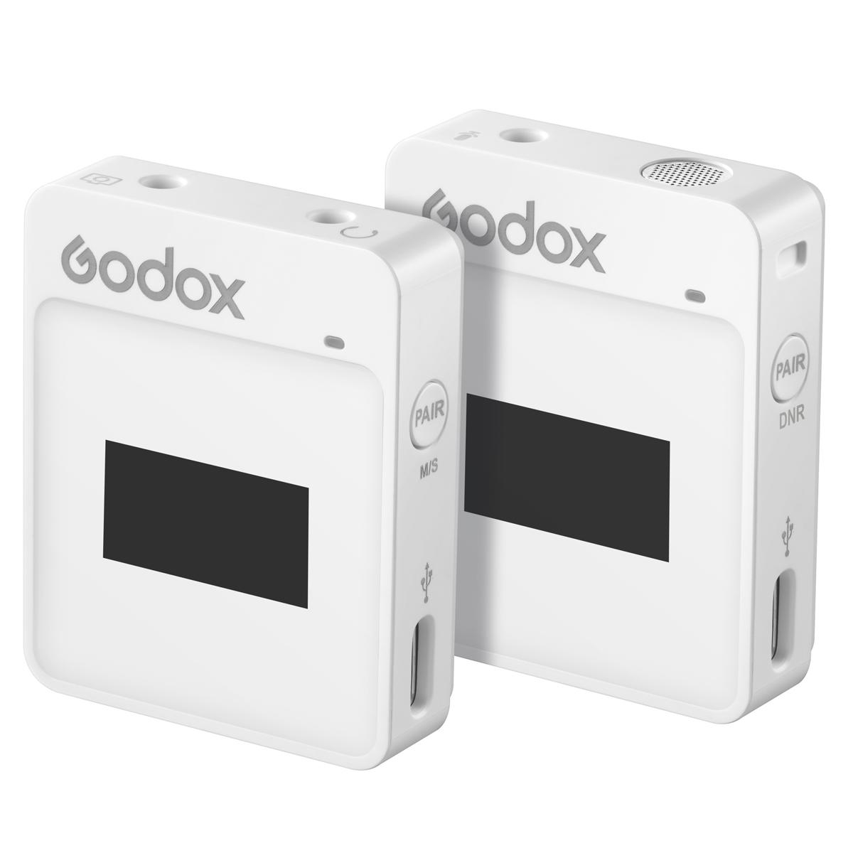 

Godox MoveLink II M1 2.4GHz Wireless Microphone System, White