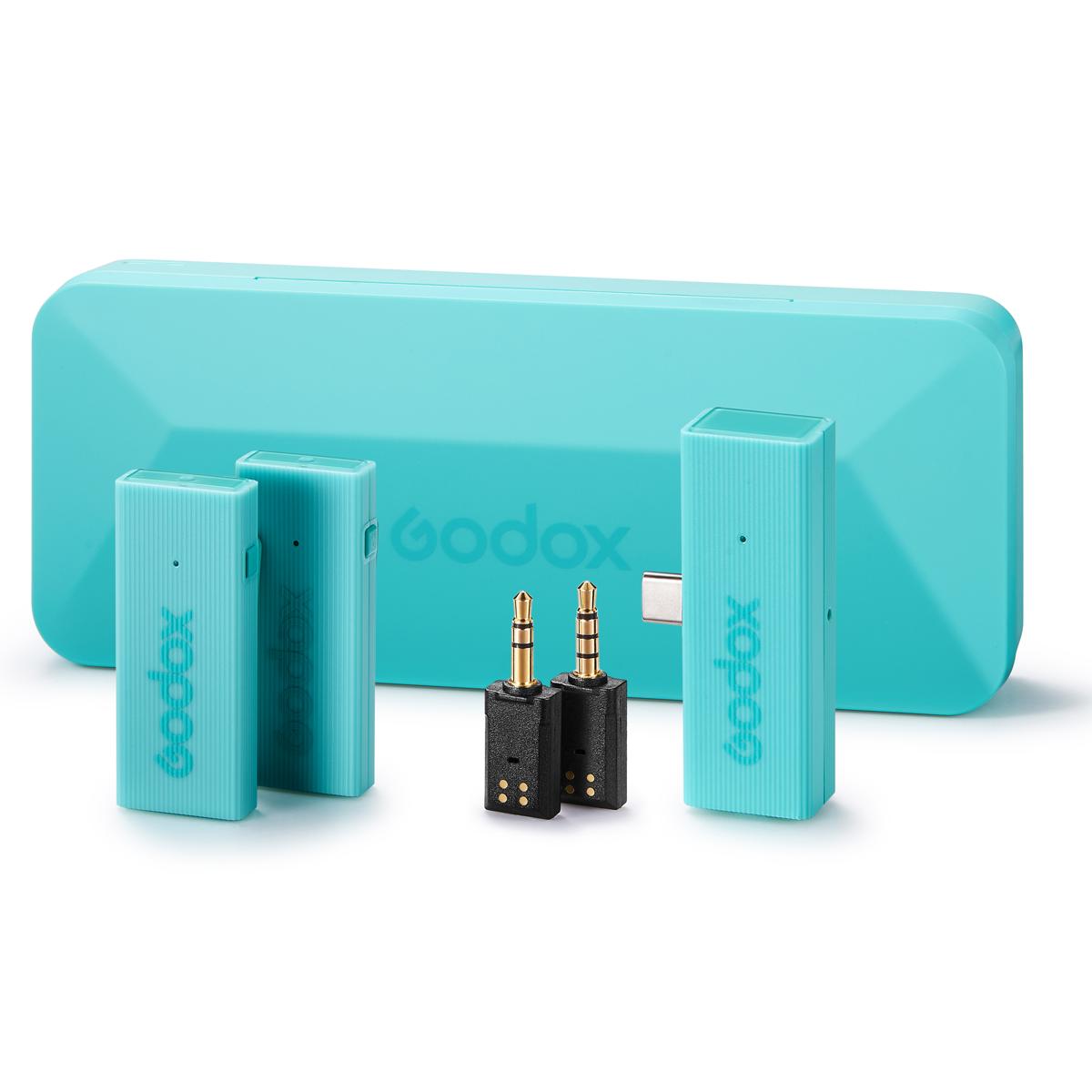 

Godox MoveLink Mini 2.4GHz USB-C Wireless Microphone Kit 2, Macaron Green