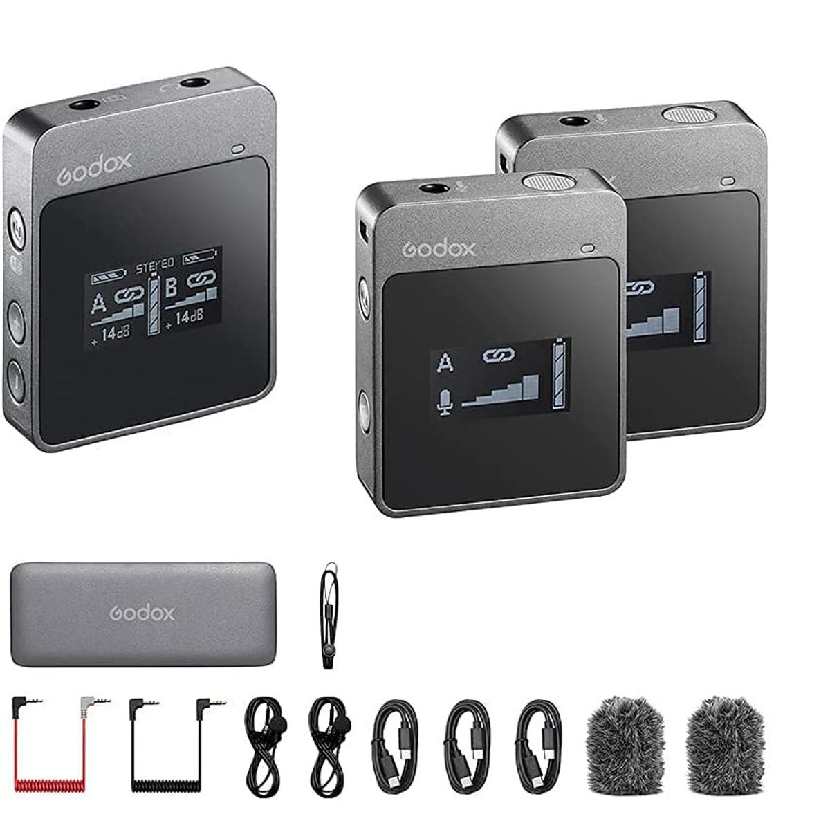 

Godox MoveLink M2 2.4GHz Wireless Microphone System