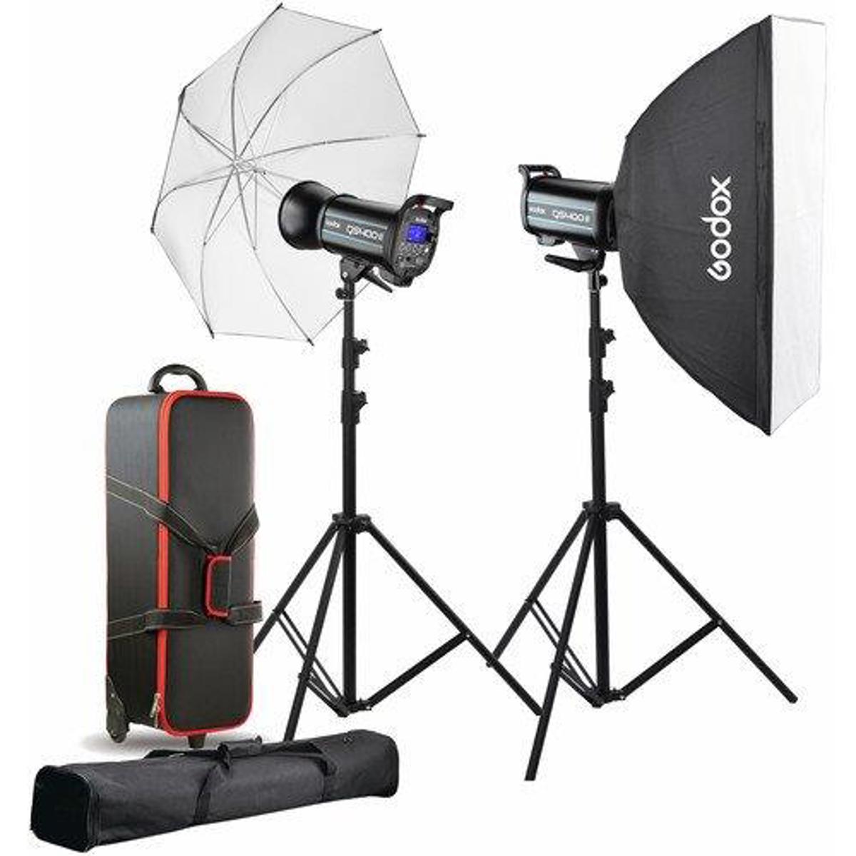 

Godox QS400II 2-Light Studio Flash Kit