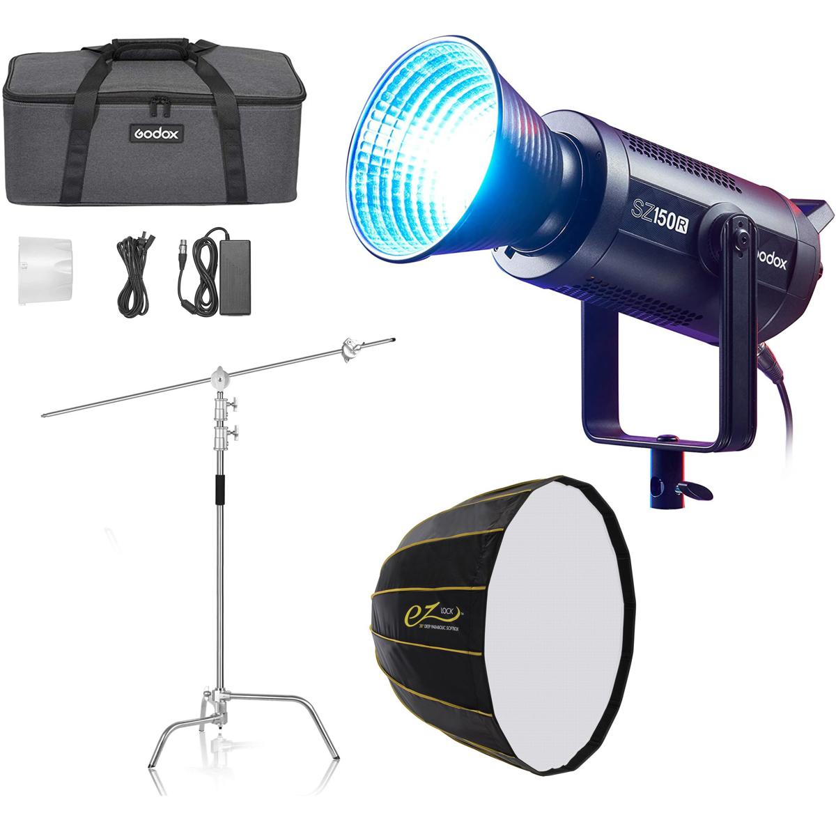

Godox SZ150R Zoom RGB LED Video Light (2500-6500K, 150W)
