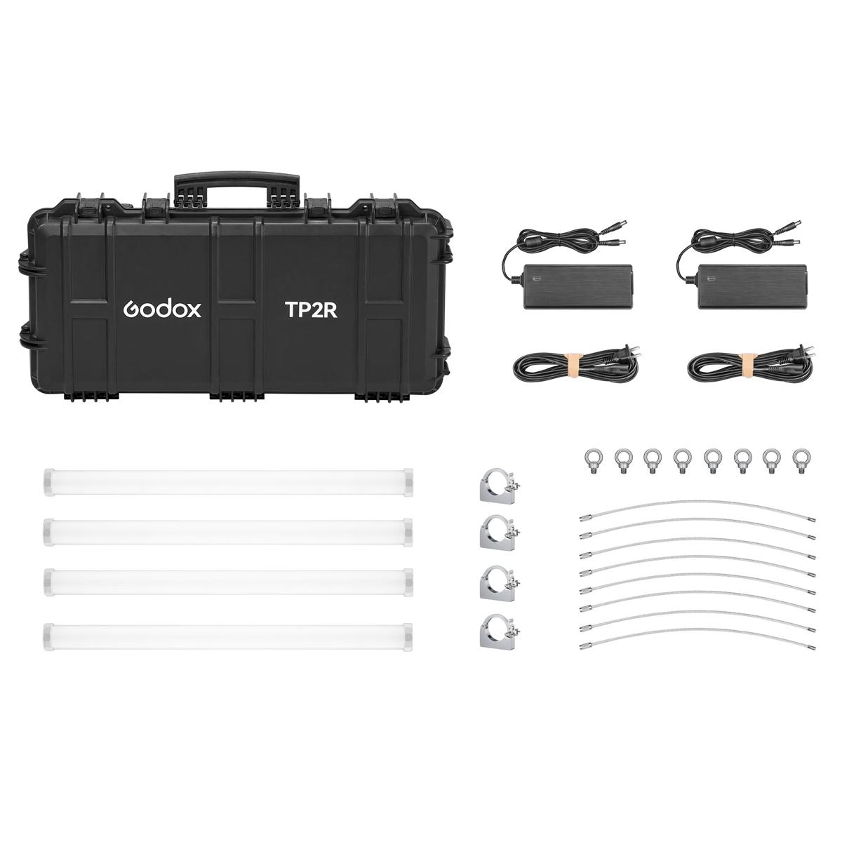 

Godox TP2R 2' 33W RGBWW LED Pixel Tube 4-Light Kit