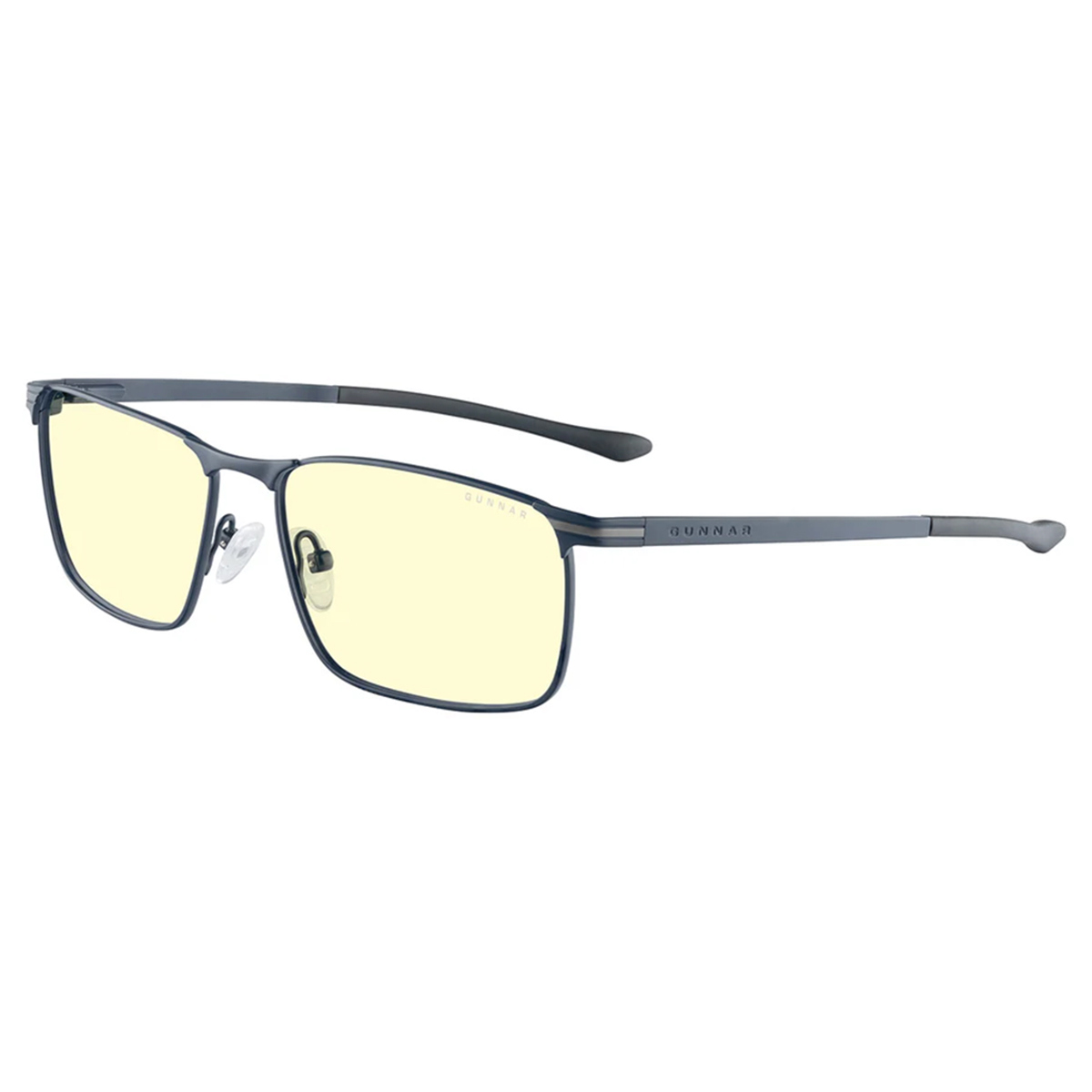 

Gunnar Optiks Mendocino Midnight Blue Frame Amber Tri-Fold Glasses, GUNNAR-Focus