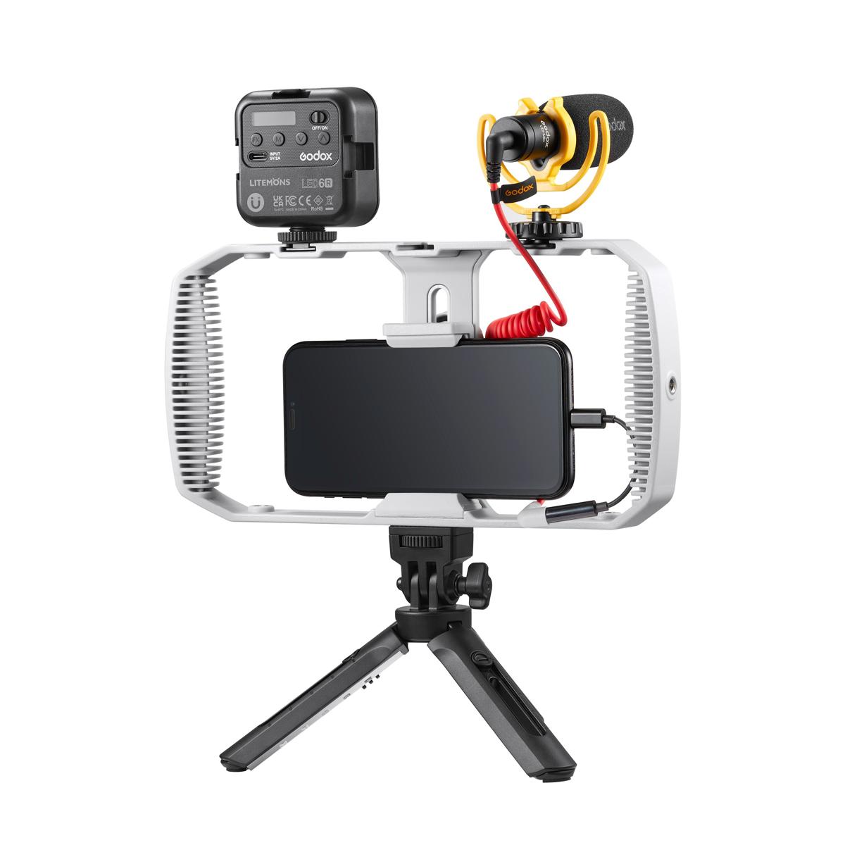 

Godox VK1-LT Vlogging Kit For mobile devices with Lightning ports
