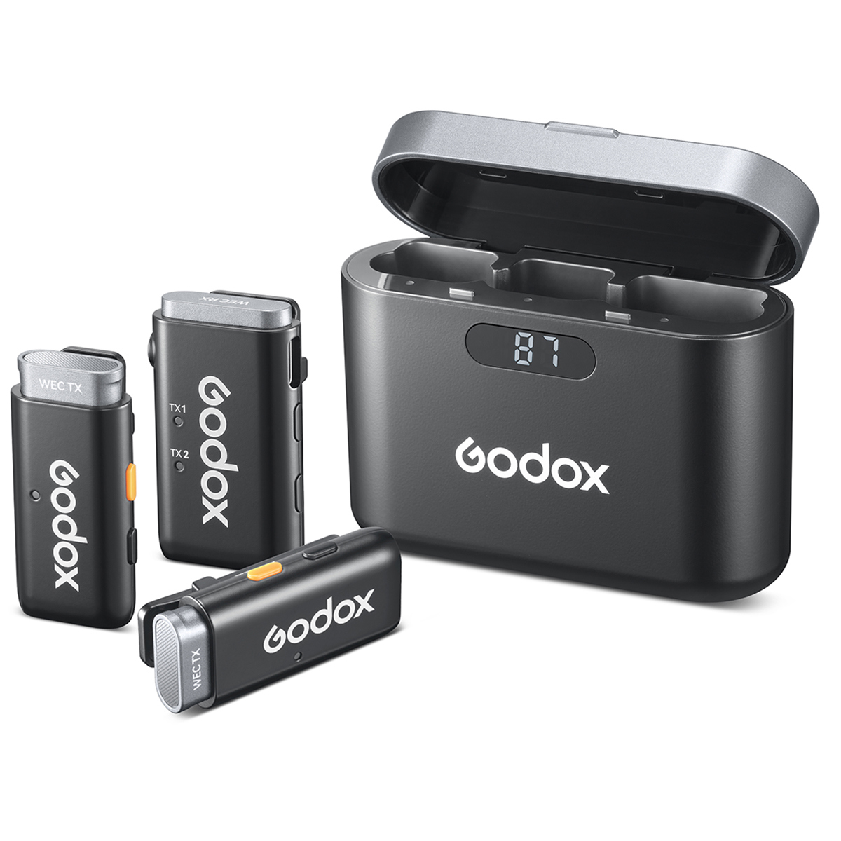 

Godox WEC Kit2 2.4GHz Wireless Microphone System with Charging Case