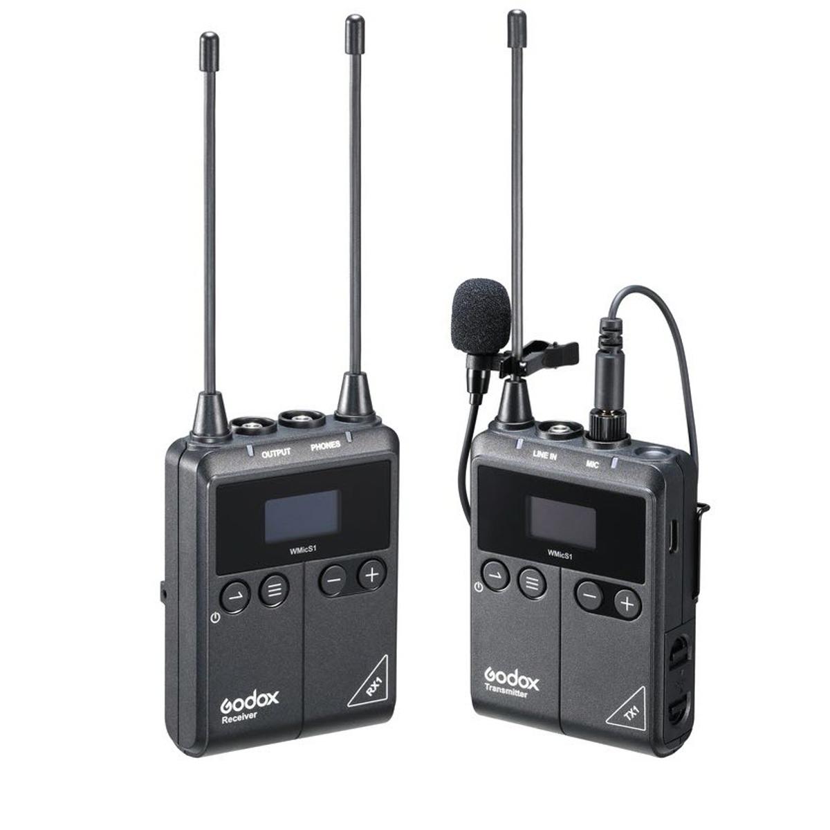 

Godox WMicS1 UFH Wireless Microphone System 1 with Omni Lavalier Mic