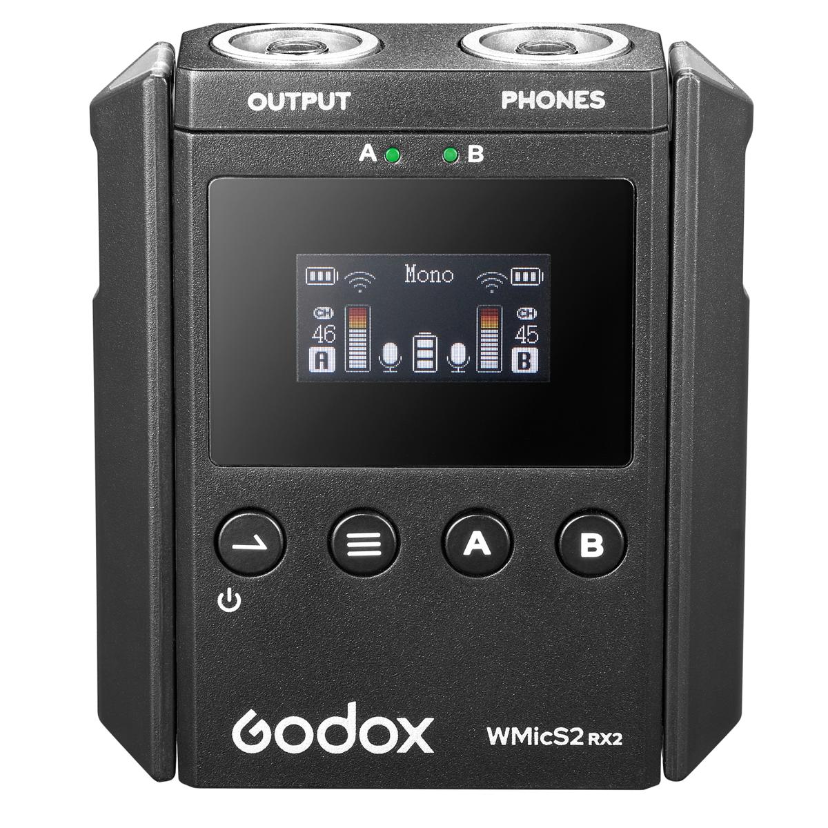 Photos - Microphone Godox WMicS2 UHF Wireless Portable Receiver WMICS2 RX2 