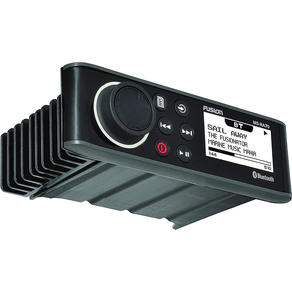 Image of Garmin Fusion MS-RA70 Monochrome LCD Marine Stereo with Bluetooth