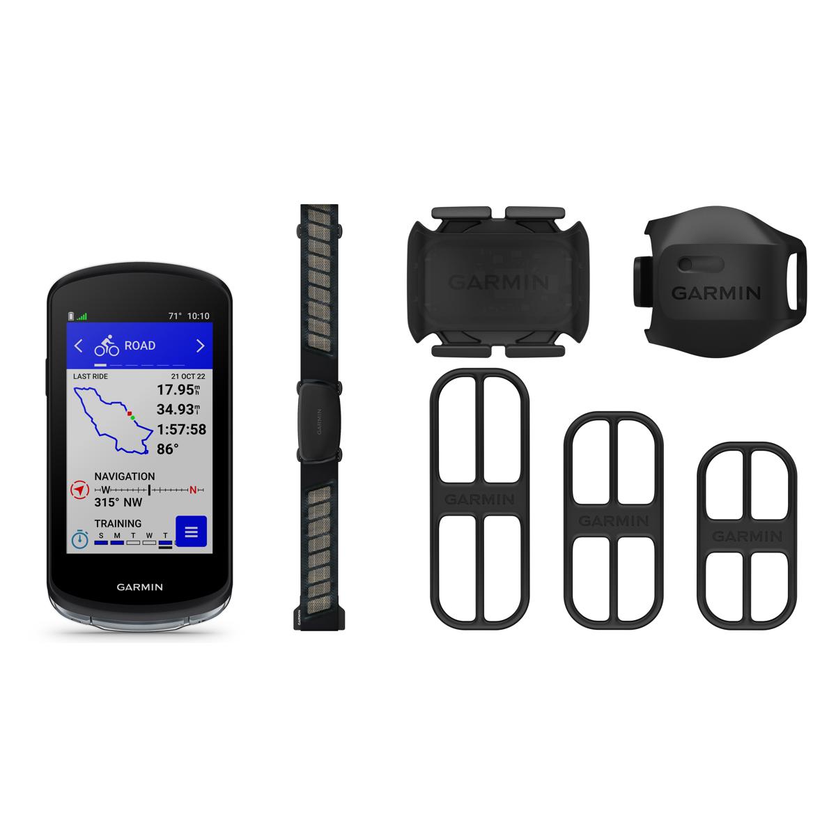 

Garmin Edge 1040 GPS Bike Computer Device Bundle, Speed/Cadence Sensor,HRM-Dual