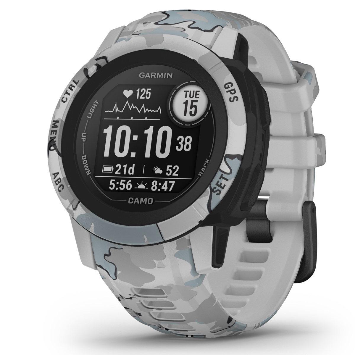 

Garmin Instinct 2S Camo Edition 40mm Rugged GPS Smartwatch, Mist Camo