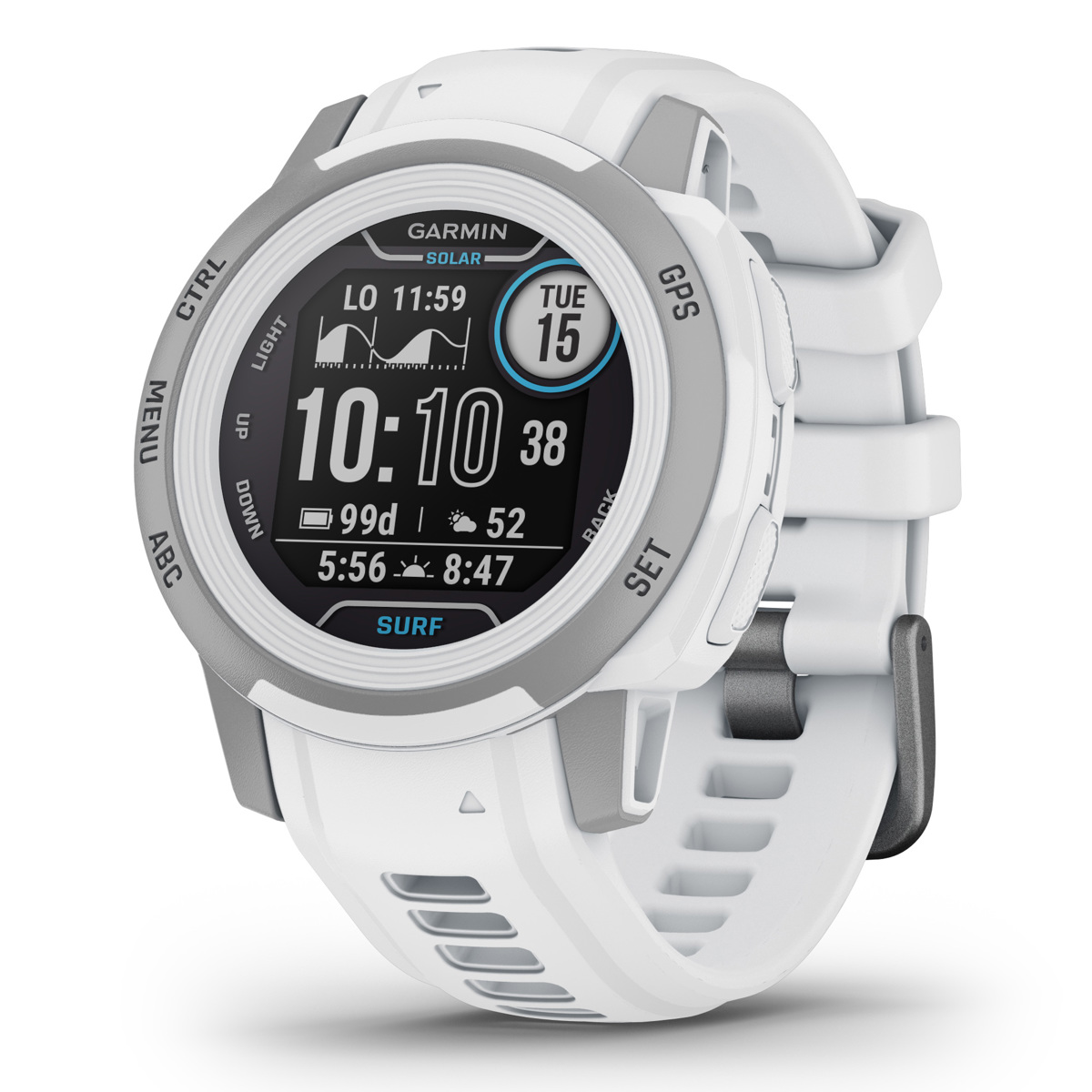 

Garmin Instinct 2S Solar Surf Edition 40mm Rugged GPS Smartwatch, Ericeira