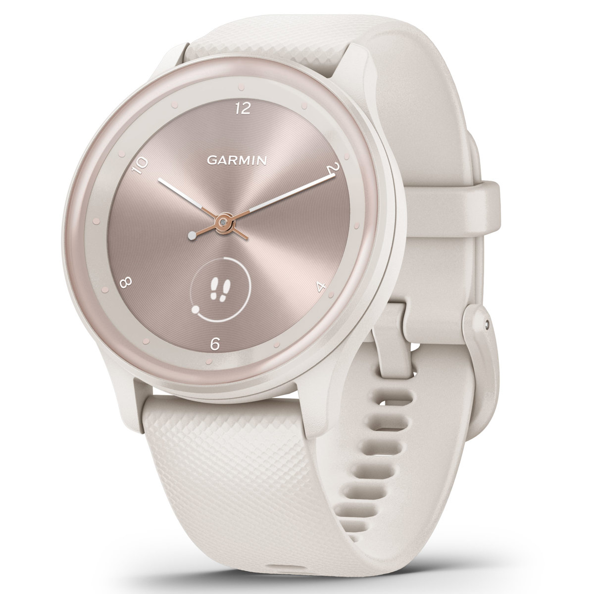 

Garmin vivomove Sport 40mm Smart Watch, Ivory with Silicone Band