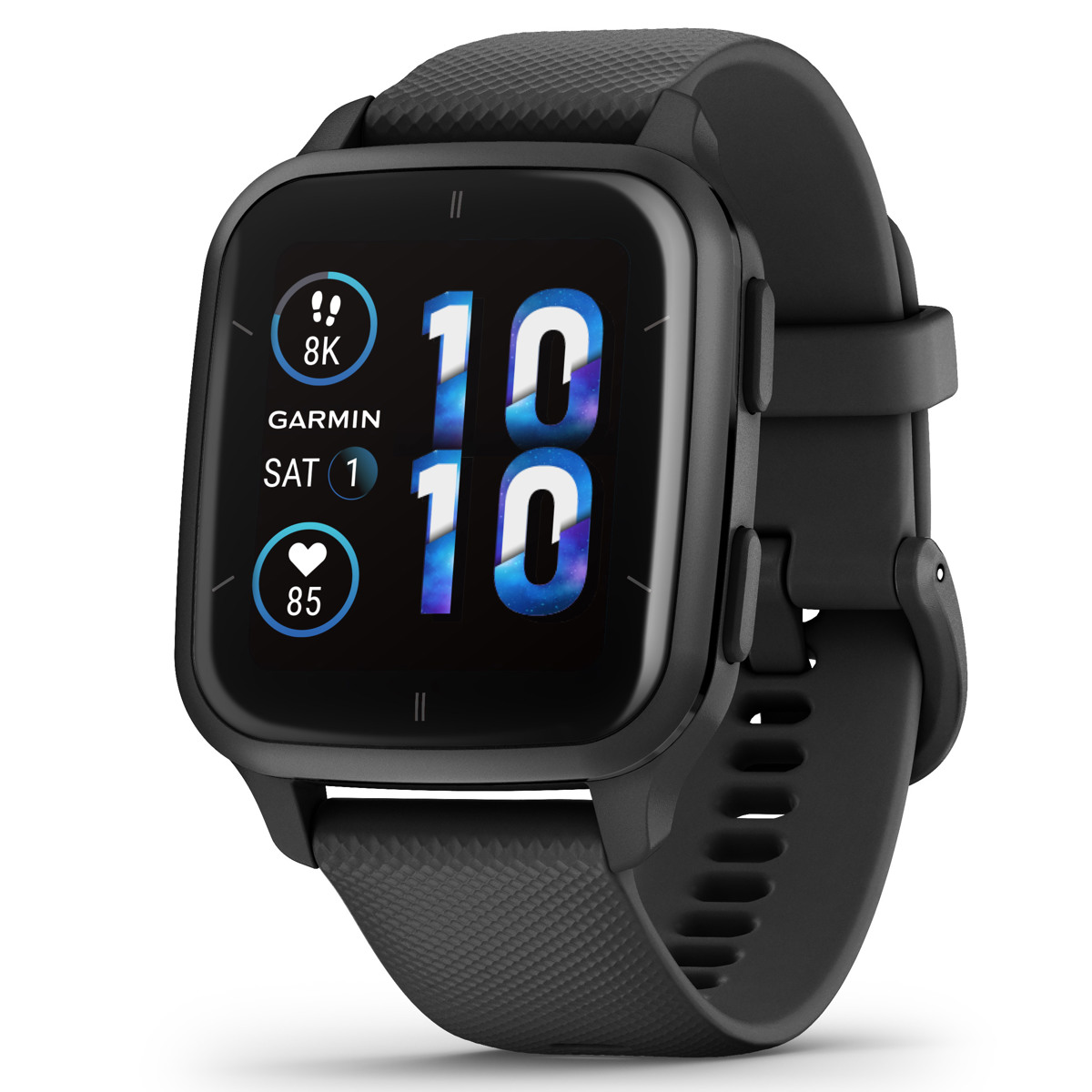

Garmin Venu SQ 2 Music Edition GPS Smartwatch, Slate Bezel w/Black Case & Band