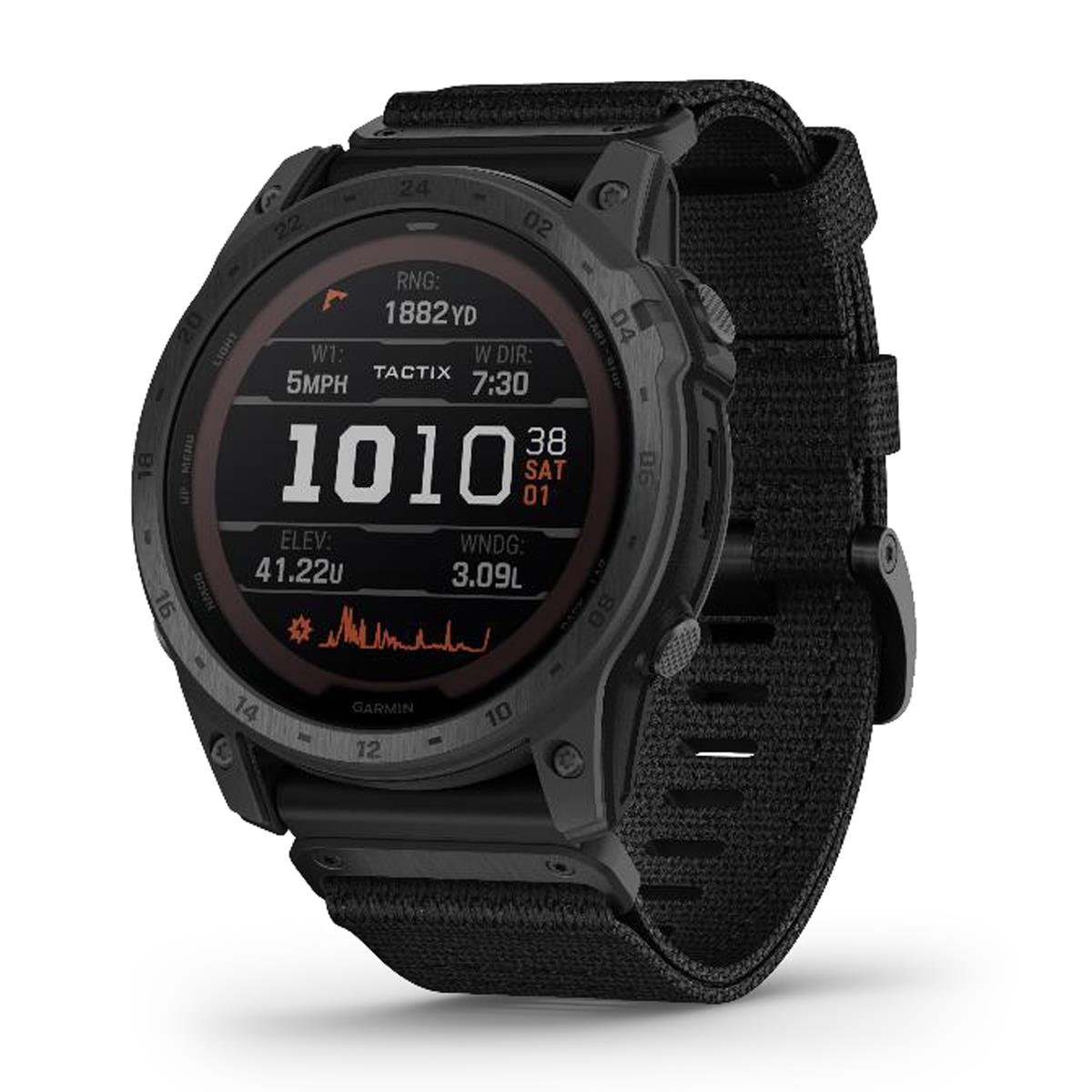 Image of Garmin Tactix 7 Pro Solar Edition Tactical GPS Smartwatch with Nylon Band