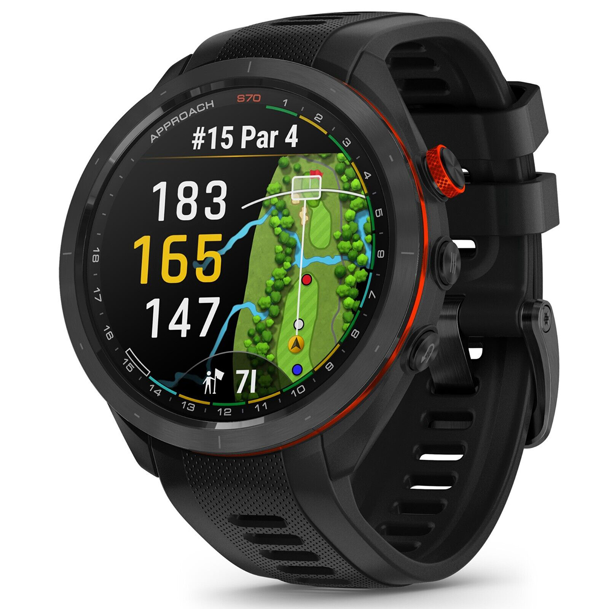 Image of Garmin Approach S70 47mm GPS Golf Smartwatch