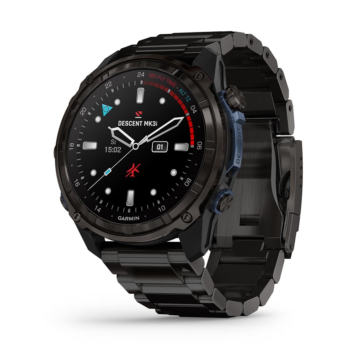 Image of Garmin Descent Mk3i Dive GPS Smart Watch DLC Titanium Band Carbon Gray 51mm