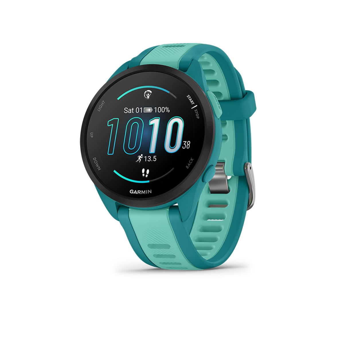 Image of Garmin Forerunner 165 Music GPS Smartwatch Turquoise/Aqua