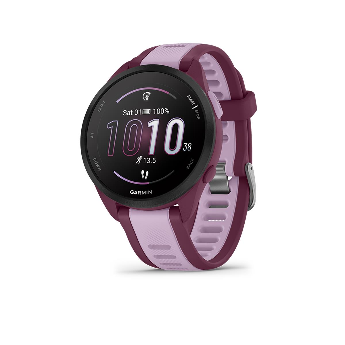 Image of Garmin Forerunner 165 Music GPS Smartwatch Berry/Lilac