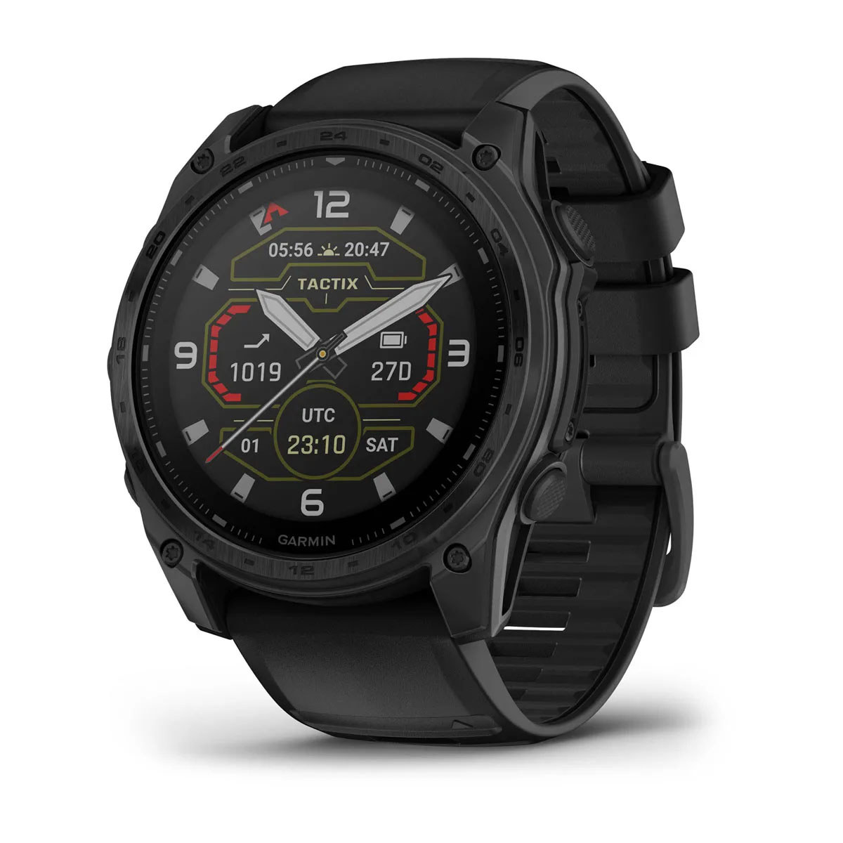 Умные часы Garmin tactix 8 51mm Solar Tactical GPS Smartwatch с баллистическим черным ремешком