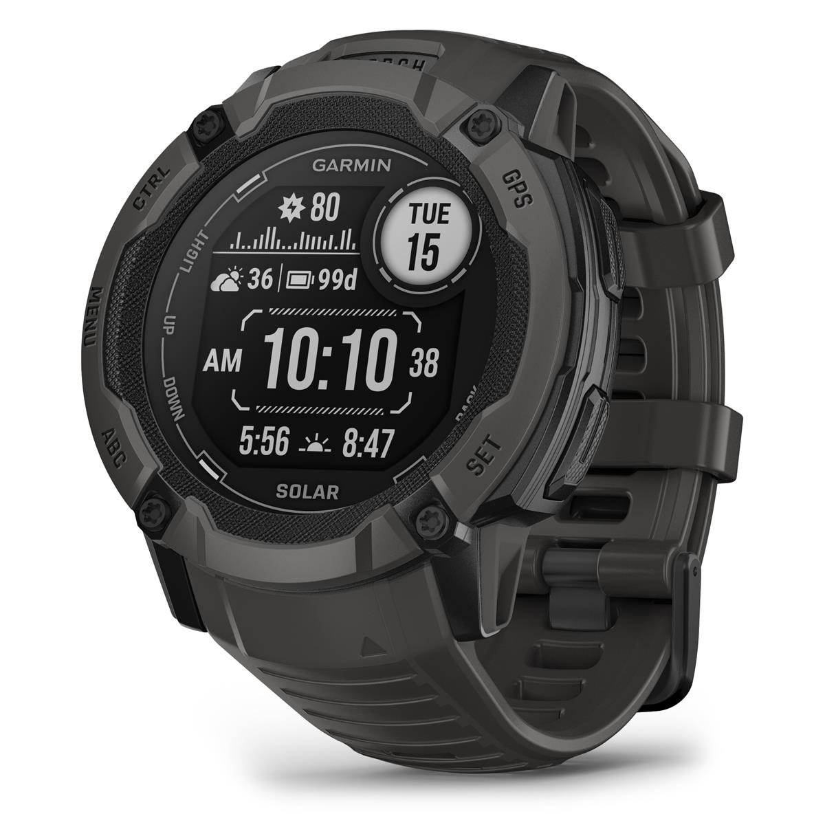 Image of Garmin Instinct 2X Solar Standard Edition 50mm Rugged GPS Smartwatch