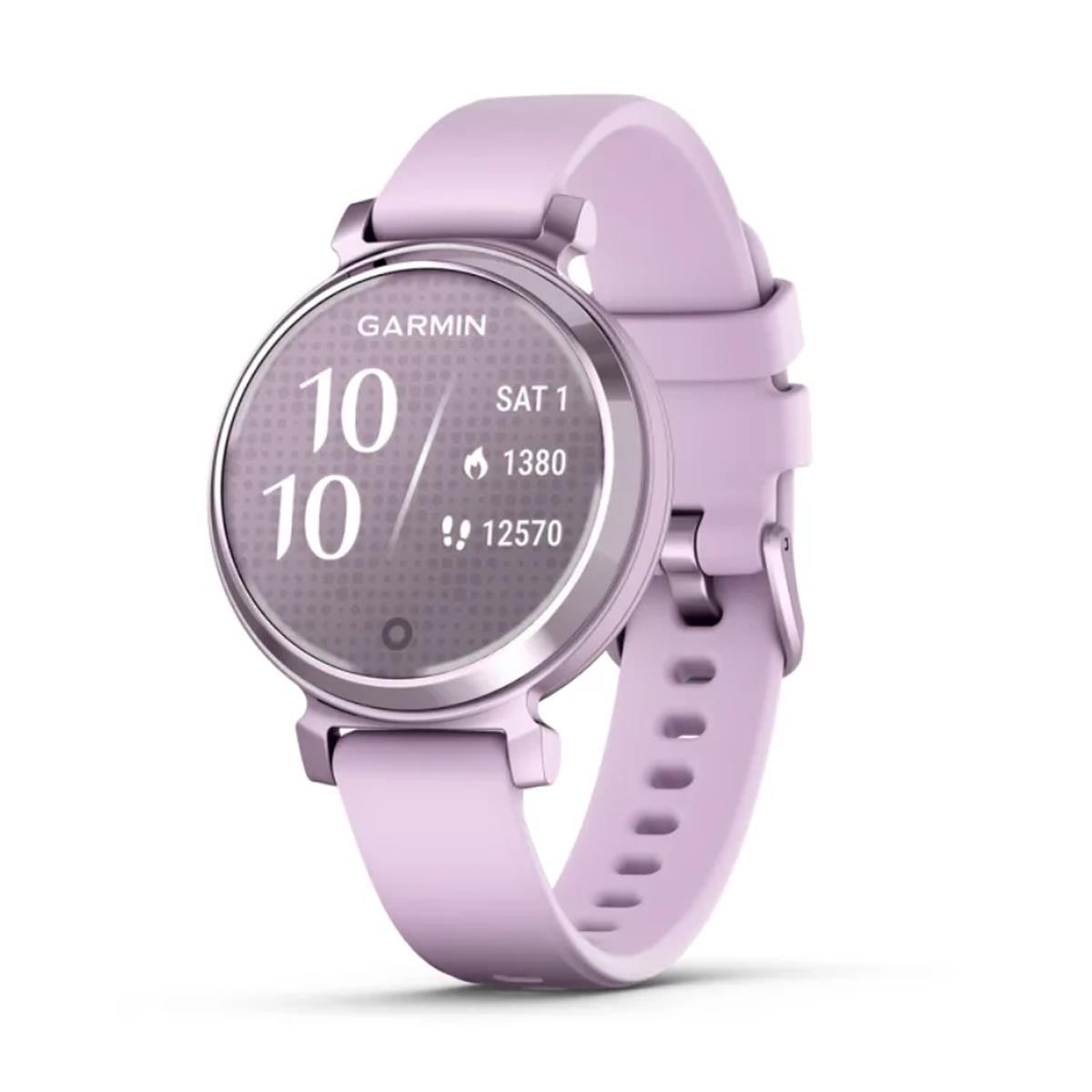 Image of Garmin Lily 2 Sport GPS Smartwatch with Band for Women Metallic Lilac