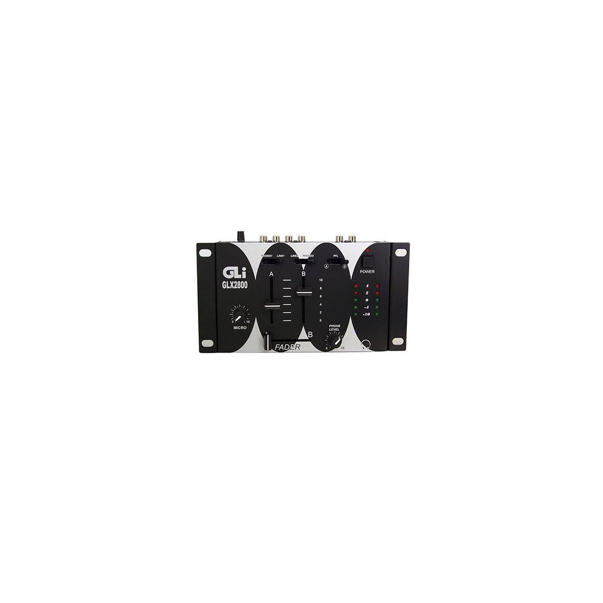 

GLI Pro GLX-2800 2-Channel Stereo Mixer