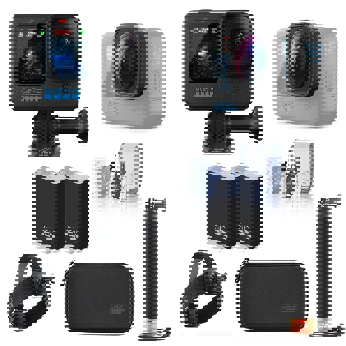 

GoPro HERO12 Black Camera Holiday Bundle with Max Lens Mod 2.0