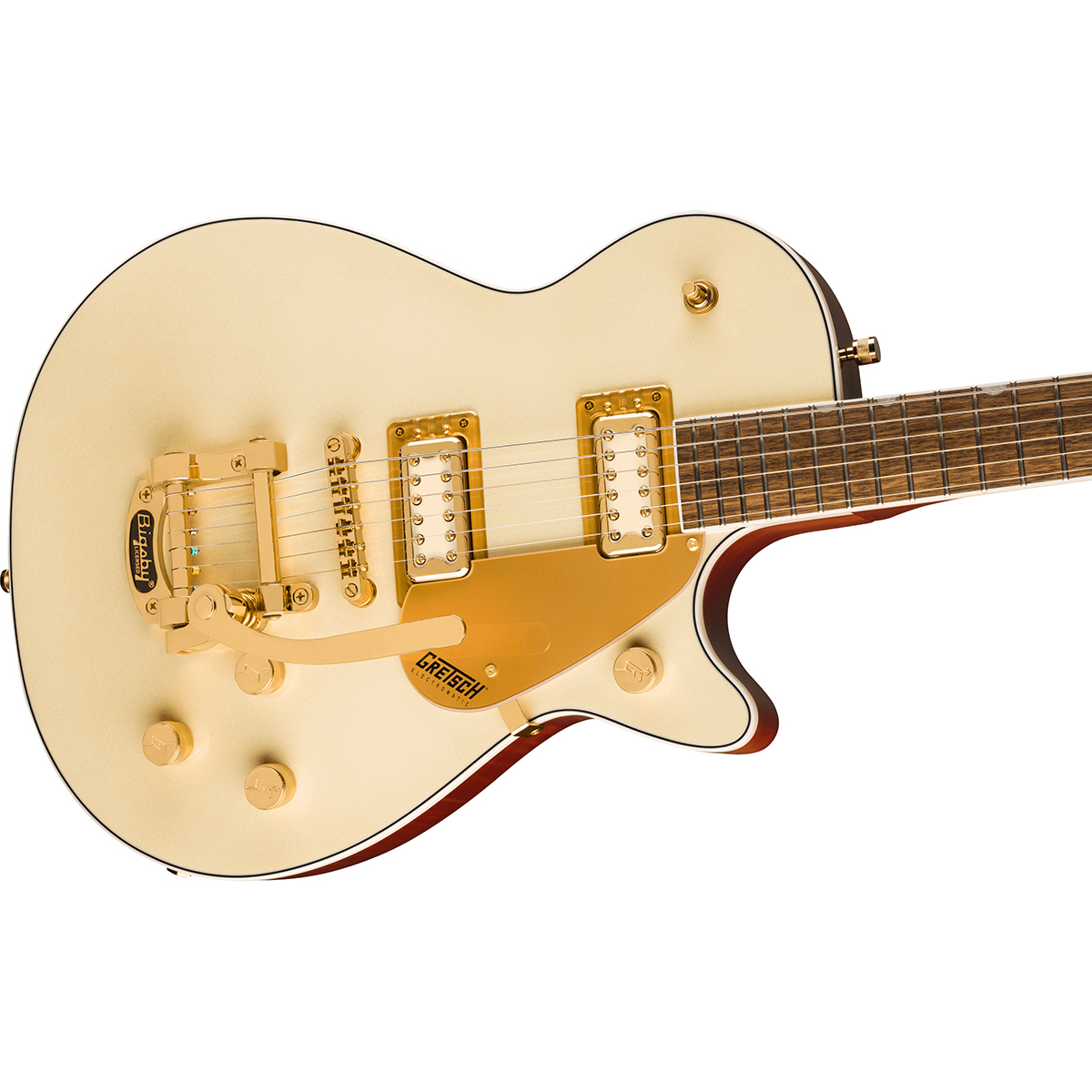 

Gretsch Electromatic Series Pristine LTD Jet Single-Cut Electric Guitar White Gold