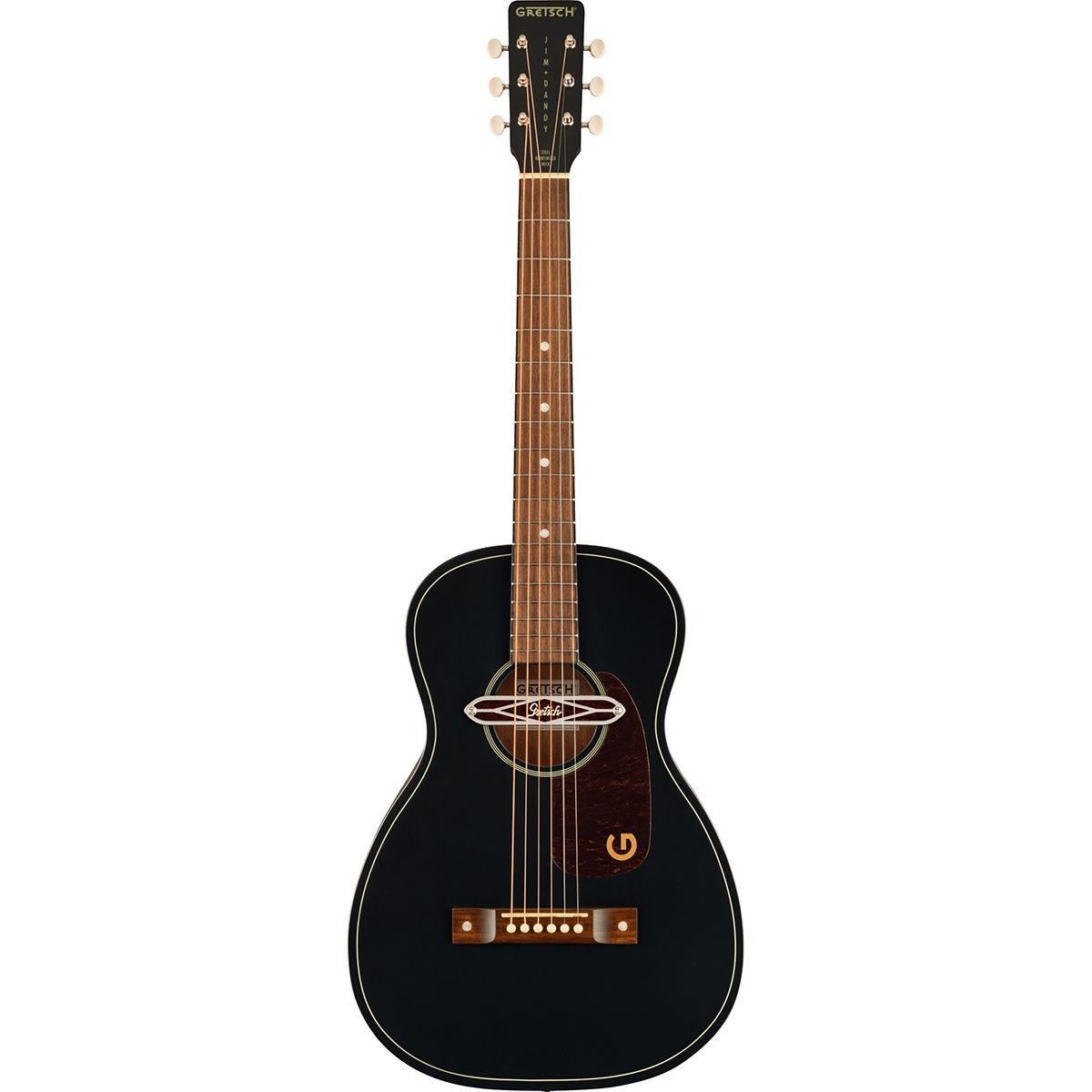 

Gretsch Jim Dandy Series Deltoluxe Parlor Acoustic Guitar, Black Top