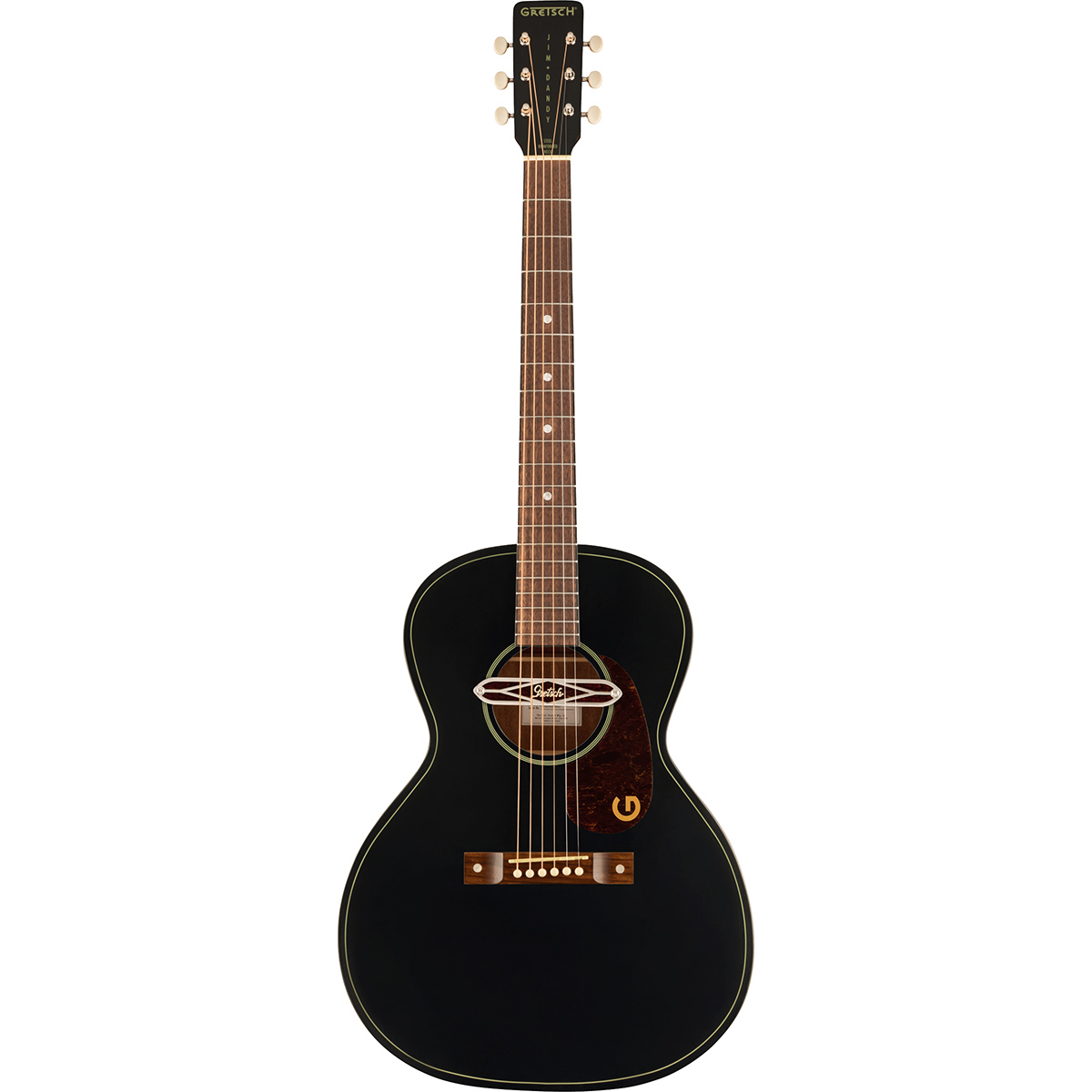 

Gretsch Jim Dandy Series Deltoluxe Concert Acoustic Guitar, Black Top
