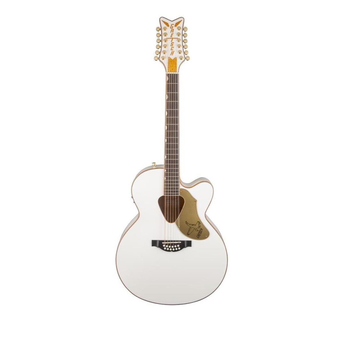 Gretsch G5022CWFE-12 Rancher Falcon Jumbo 12-String AE Guitar, White -  2714025505