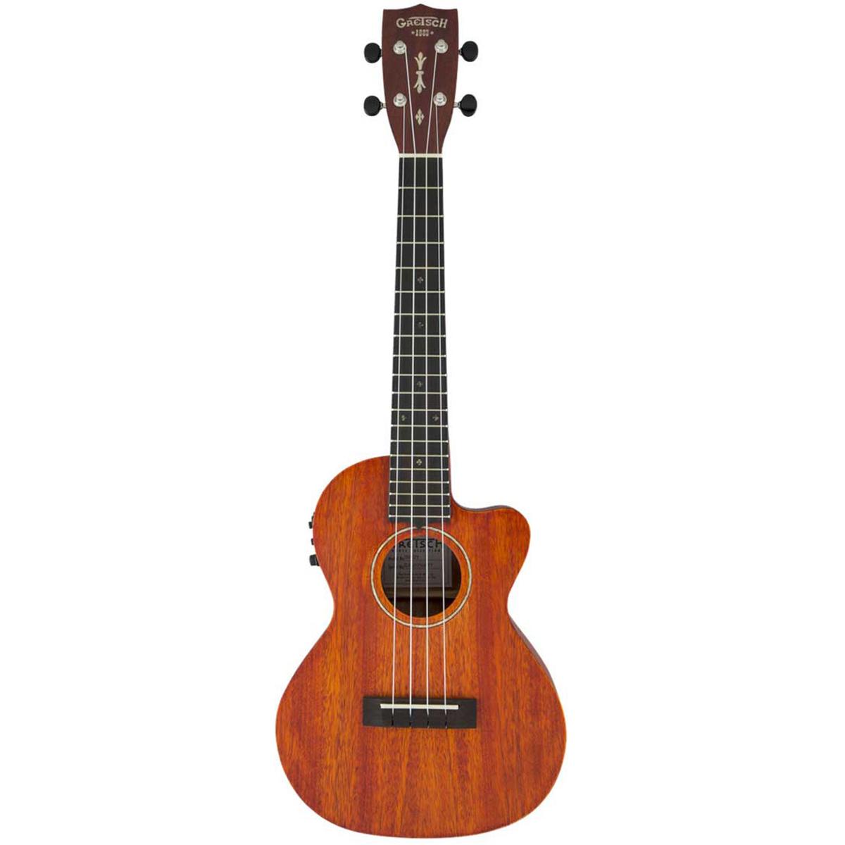 Gretsch G9121 A.C.E. Single-Cutaway Semi-Acoustic Ukulele, Honey Mahogany Stain -  2732042321