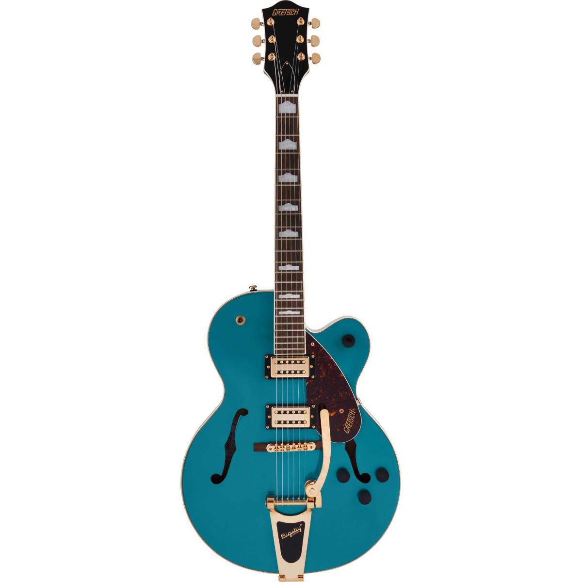 

Gretsch G2410TG Streamliner Hollow Body Electric Guitar, Bigsby, Ocean Turquoise