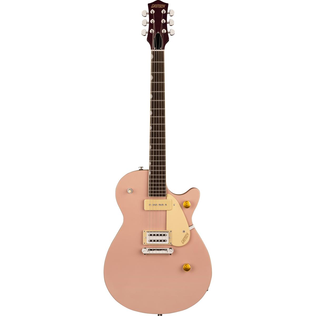 Gretsch G2215-P90 Streamliner Junior Jet Club P90 Electric Guitar, Shell Pink -  2806700556