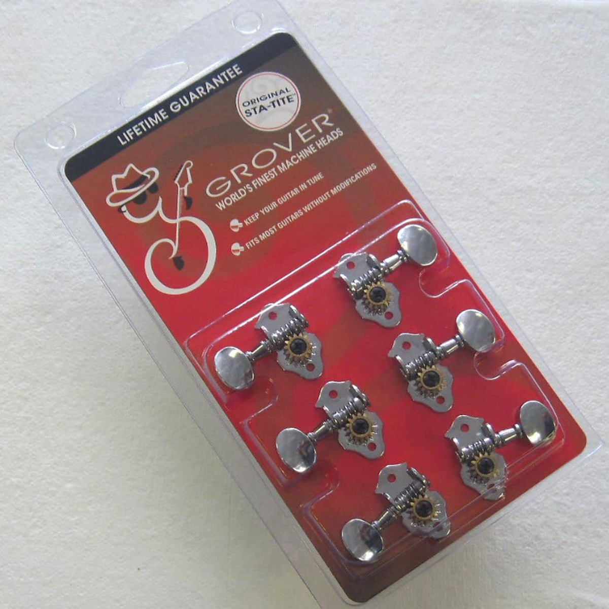 

Gretsch Grover Sta-Tite V098CM Tuners for Guitar, 6 Pieces, Chrome