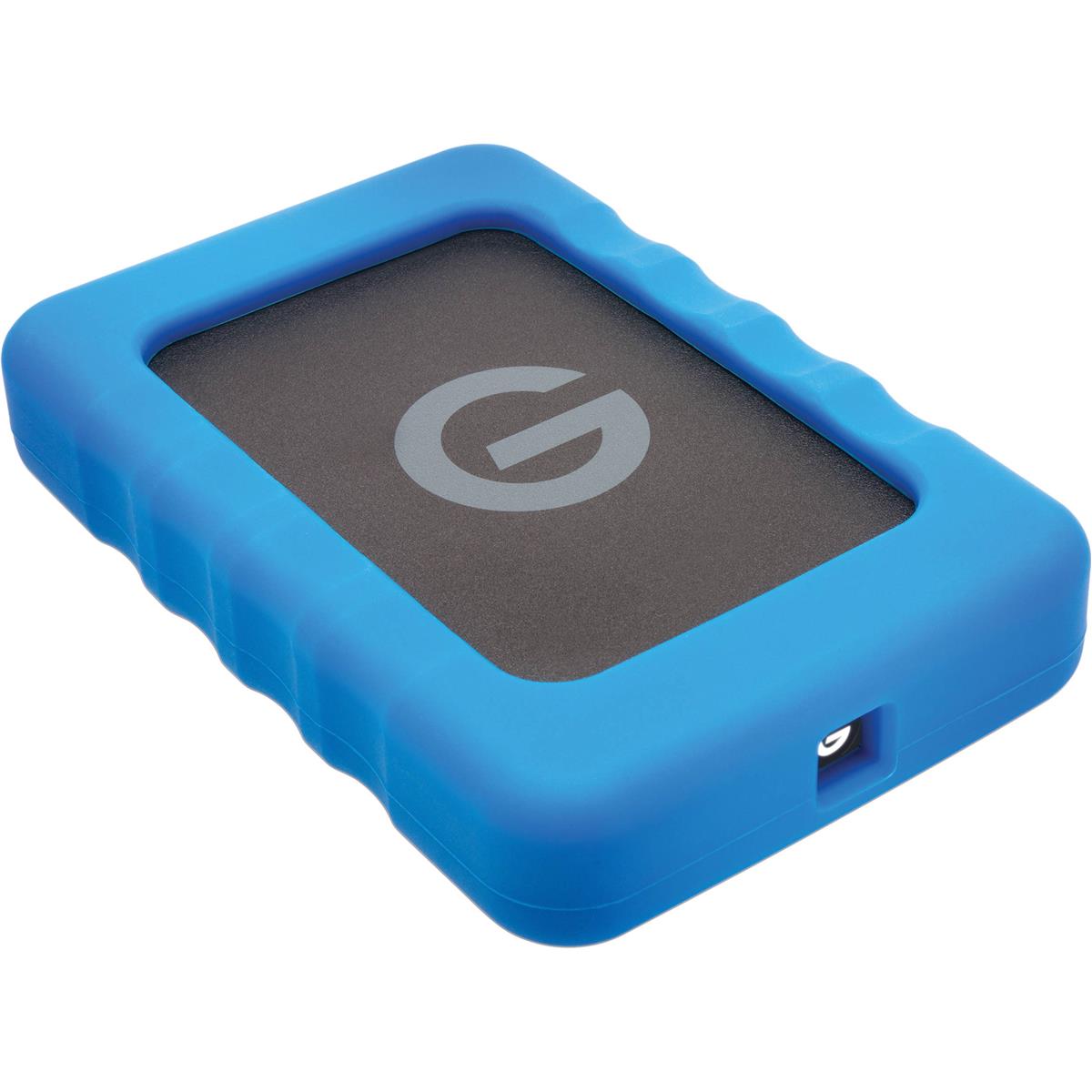 Image of G-Technology G-DRIVE ev RaW 500GB USB 3.0 External SSD with Rugged Bumper